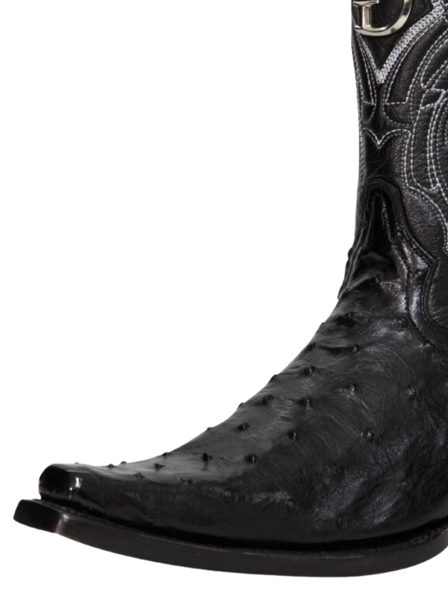 Botas Vaqueras Exoticas de Avestruz Original para Hombre 'El General' - ID: 45075