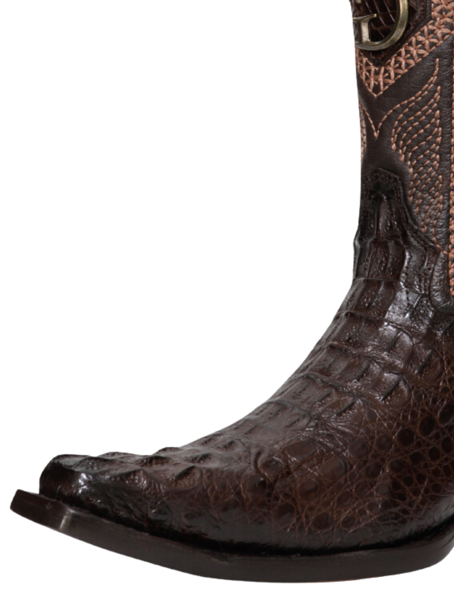 Botas Vaqueras Exoticas de Caiman Nuca Original para Hombre 'El General' - ID: 45082