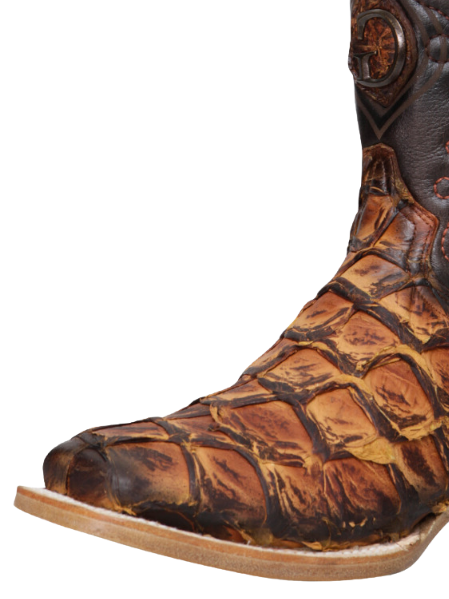 Botas Vaqueras Exoticas de Monster Fish Original para Hombre 'El General' - ID: 45085