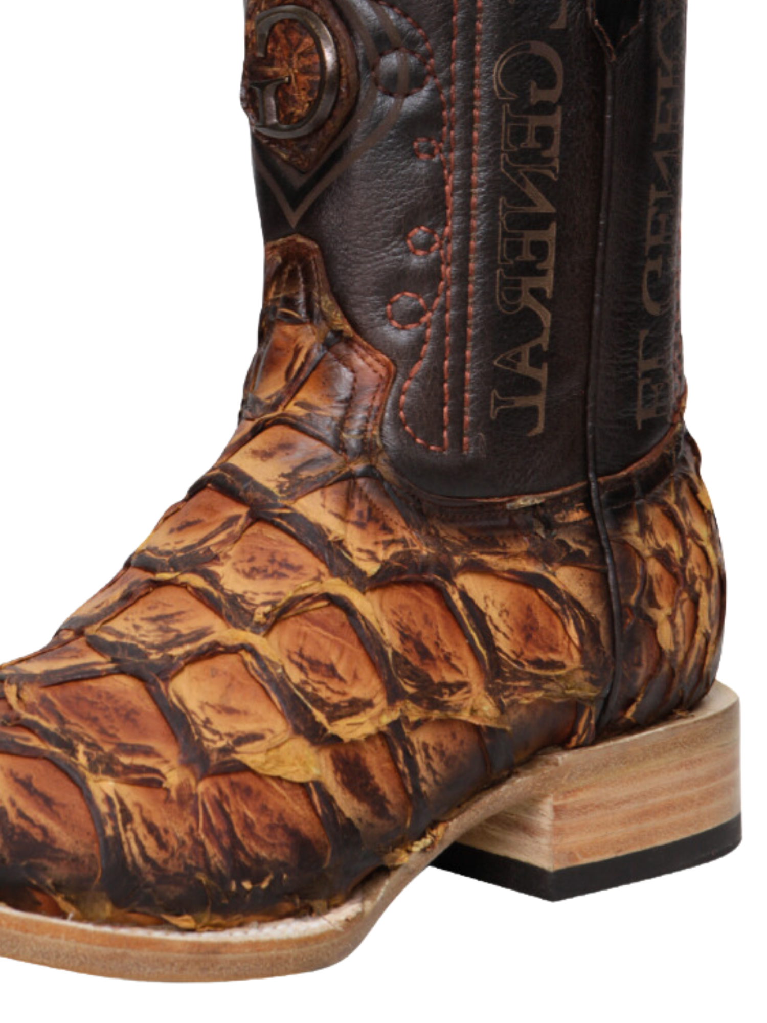 Botas Vaqueras Exoticas de Monster Fish Original para Hombre 'El General' - ID: 45085