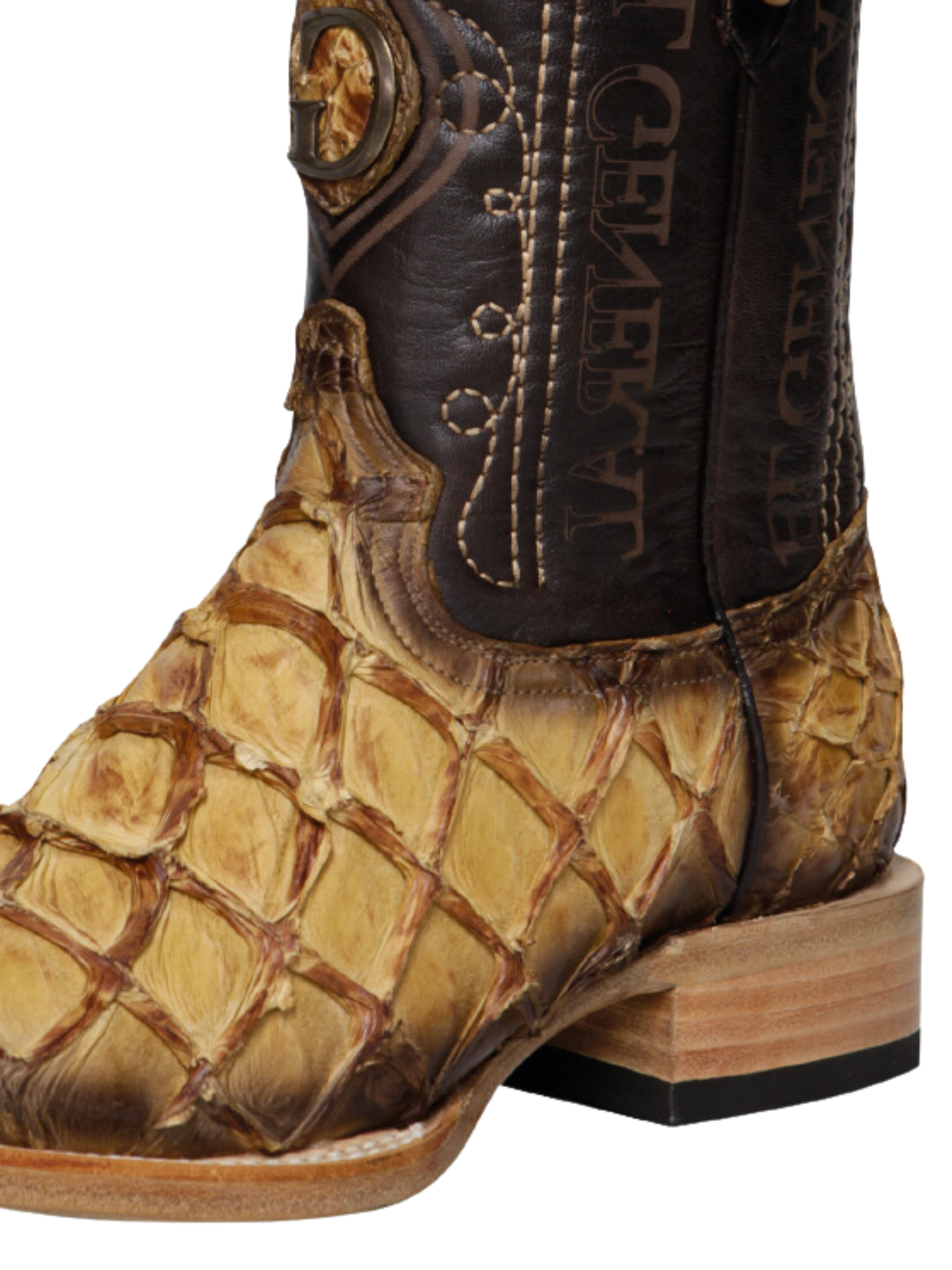 Botas Vaqueras Exoticas de Monster Fish Original para Hombre 'El General' - ID: 45086