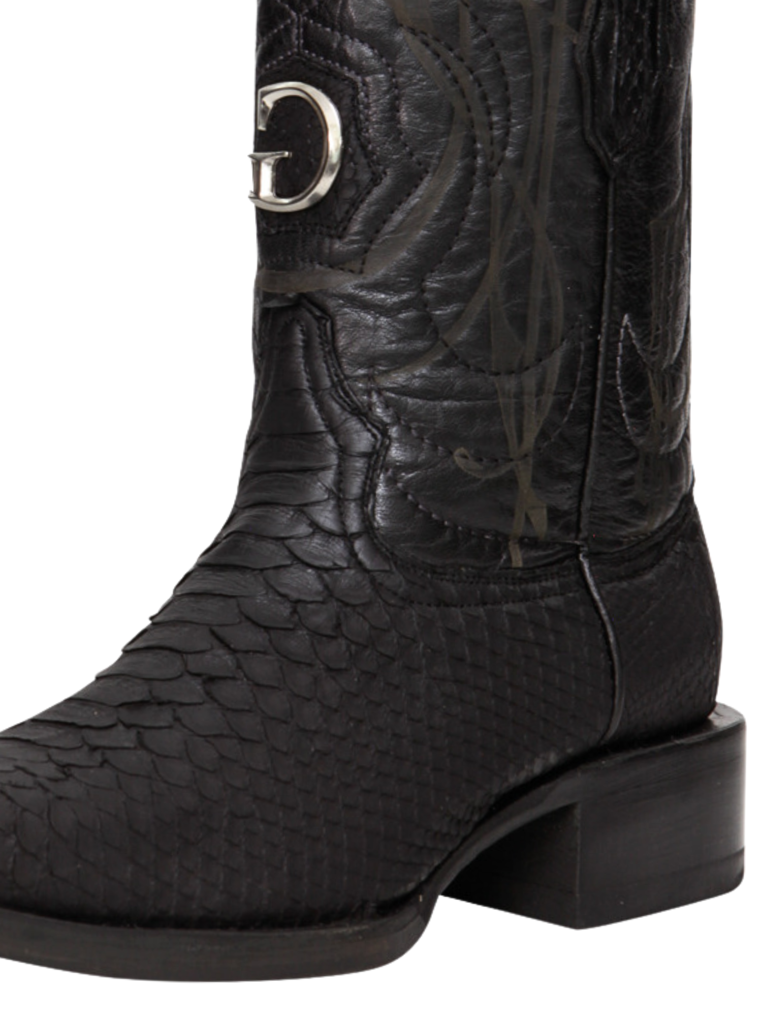 Botas Vaqueras Exoticas de Python Original para Hombre 'El General' - ID: 45087