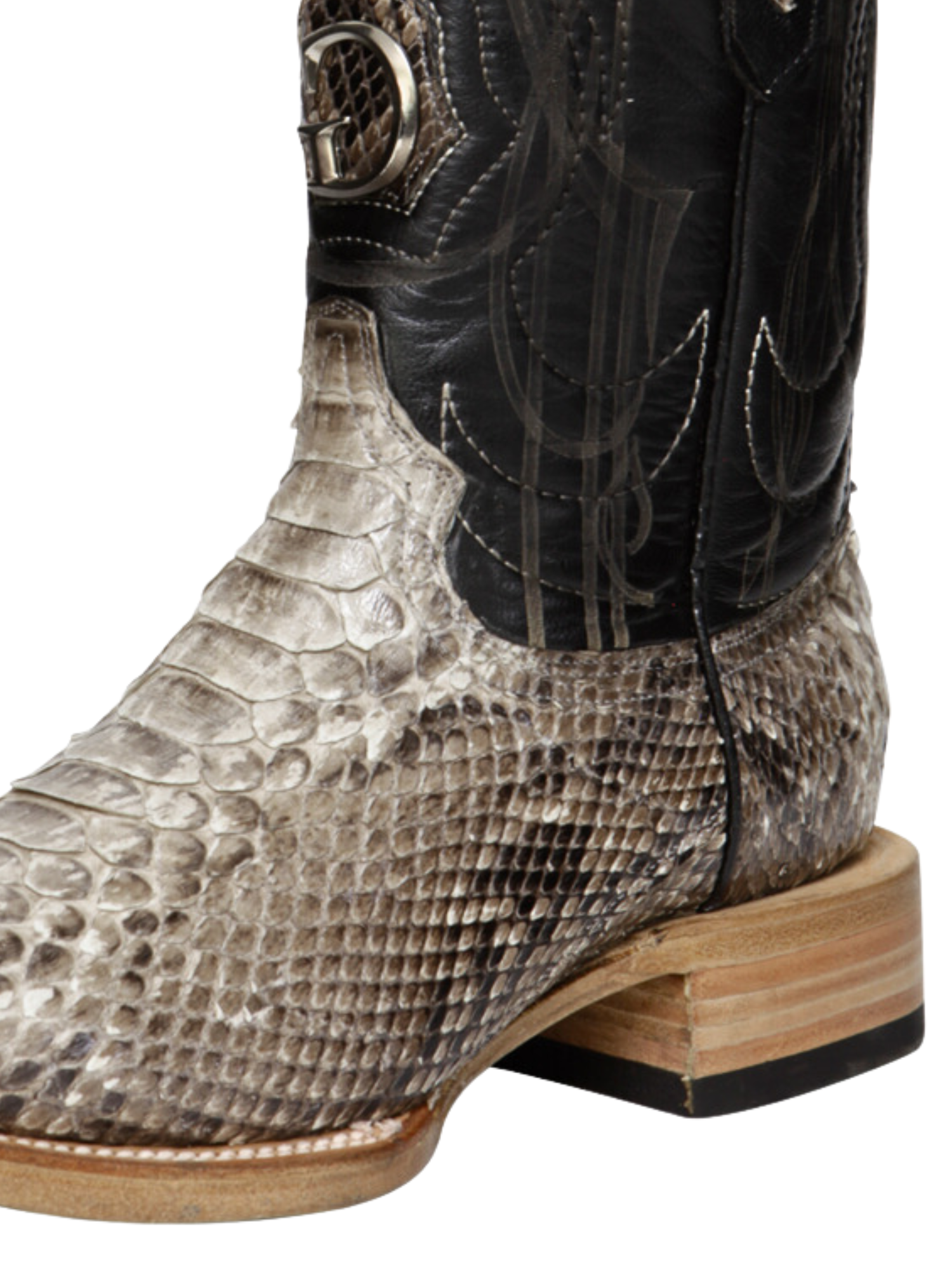 Botas Vaqueras Exoticas de Python Original para Hombre 'El General' - ID: 45090