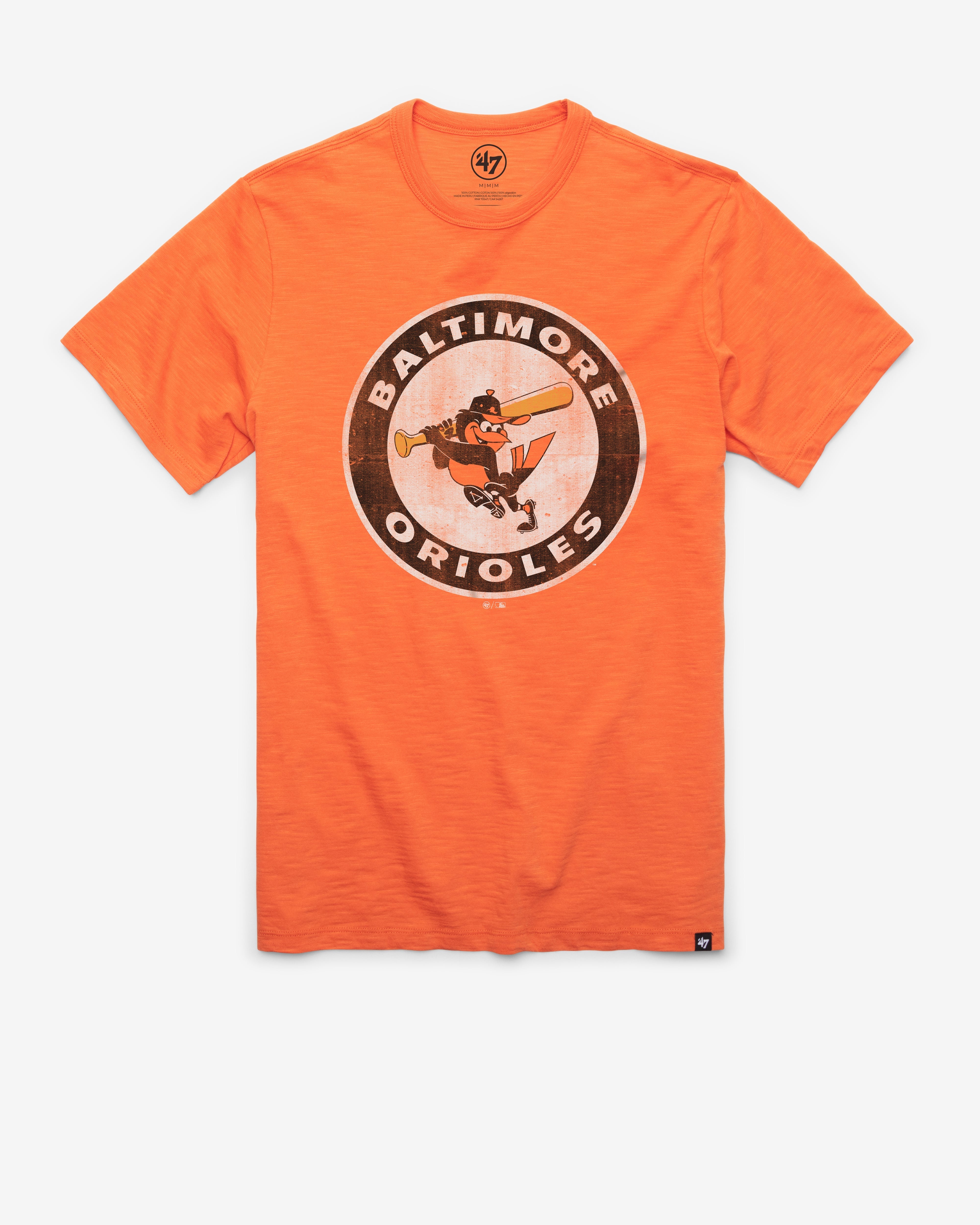 BALTIMORE ORIOLES COOPERSTOWN GRIT '47 SCRUM TEE