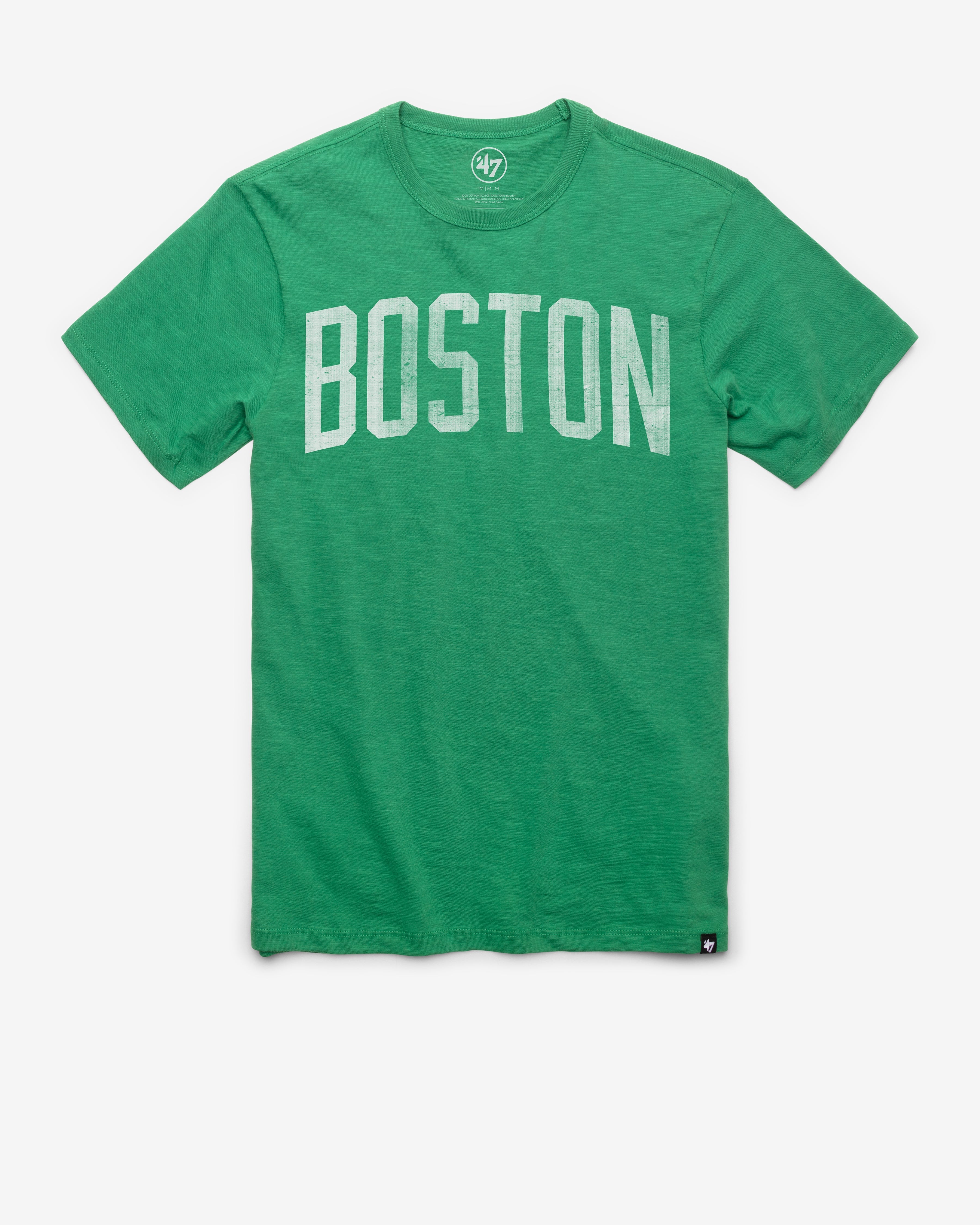 BOSTON CELTICS GRIT WORDMARK '47 SCRUM TEE