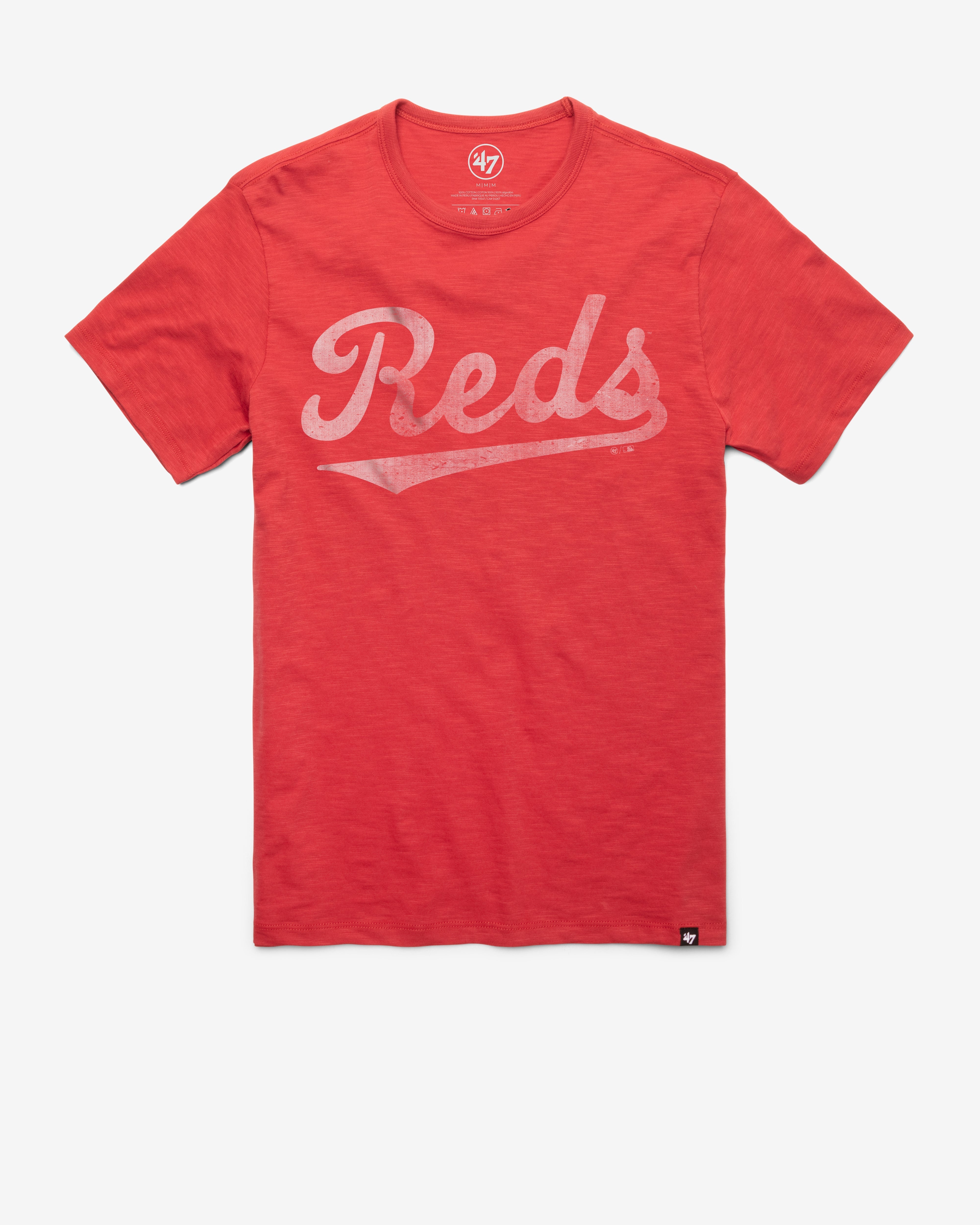 CINCINNATI REDS COOPERSTOWN GRIT '47 SCRUM TEE