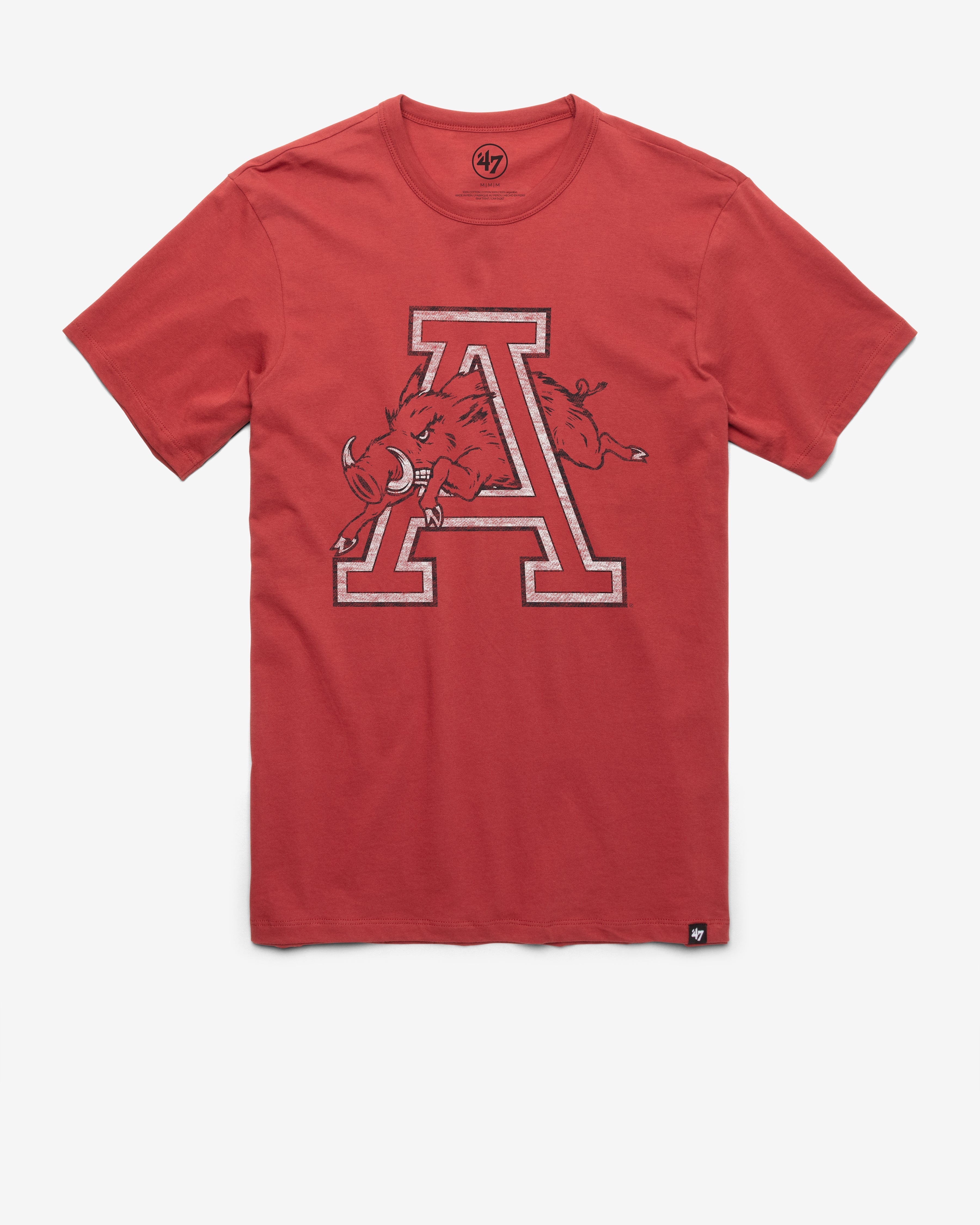 ARKANSAS RAZORBACKS VINTAGE PREMIER '47 FRANKLIN TEE