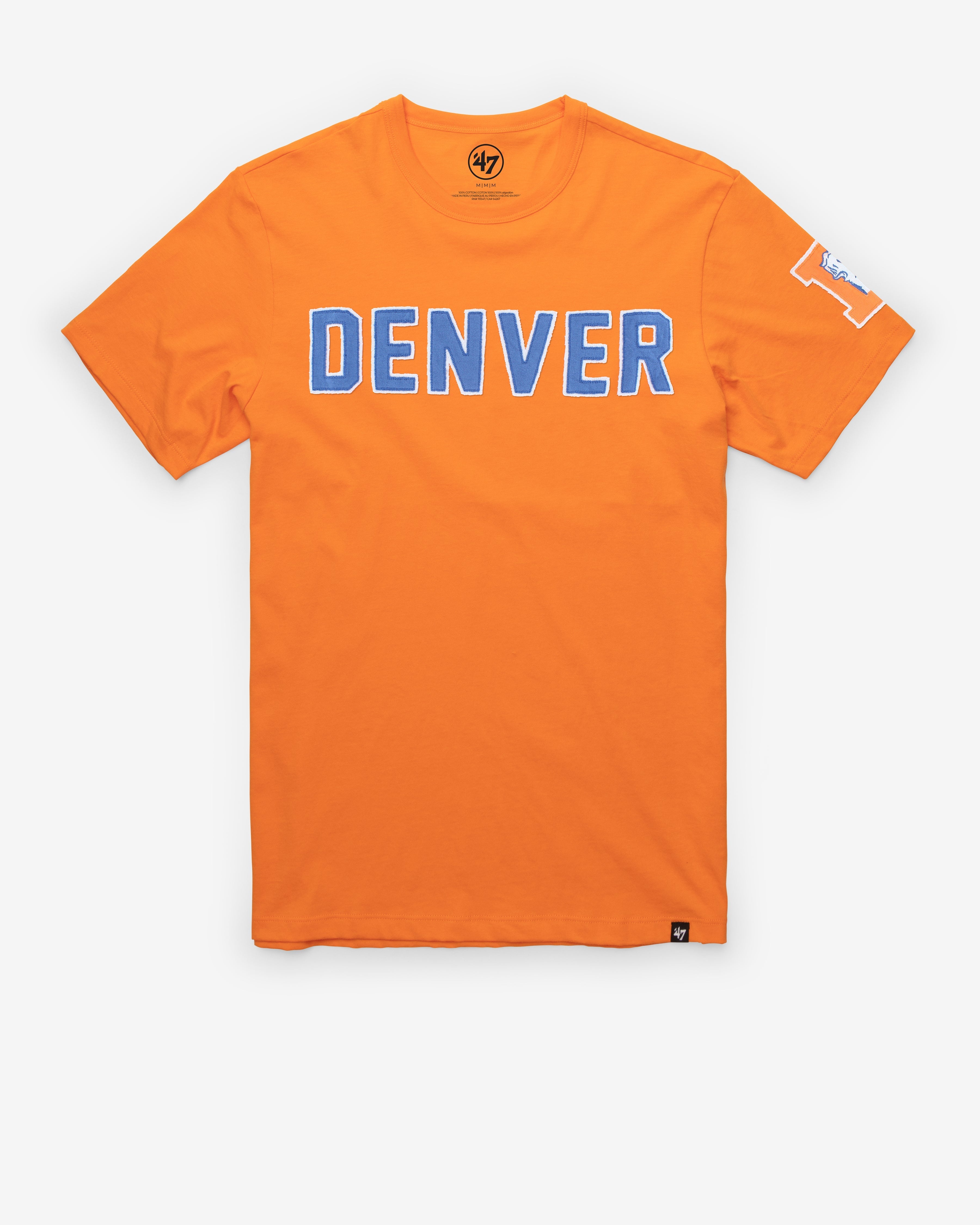 DENVER BRONCOS HISTORIC '47 FRANKLIN FIELDHOUSE TEE