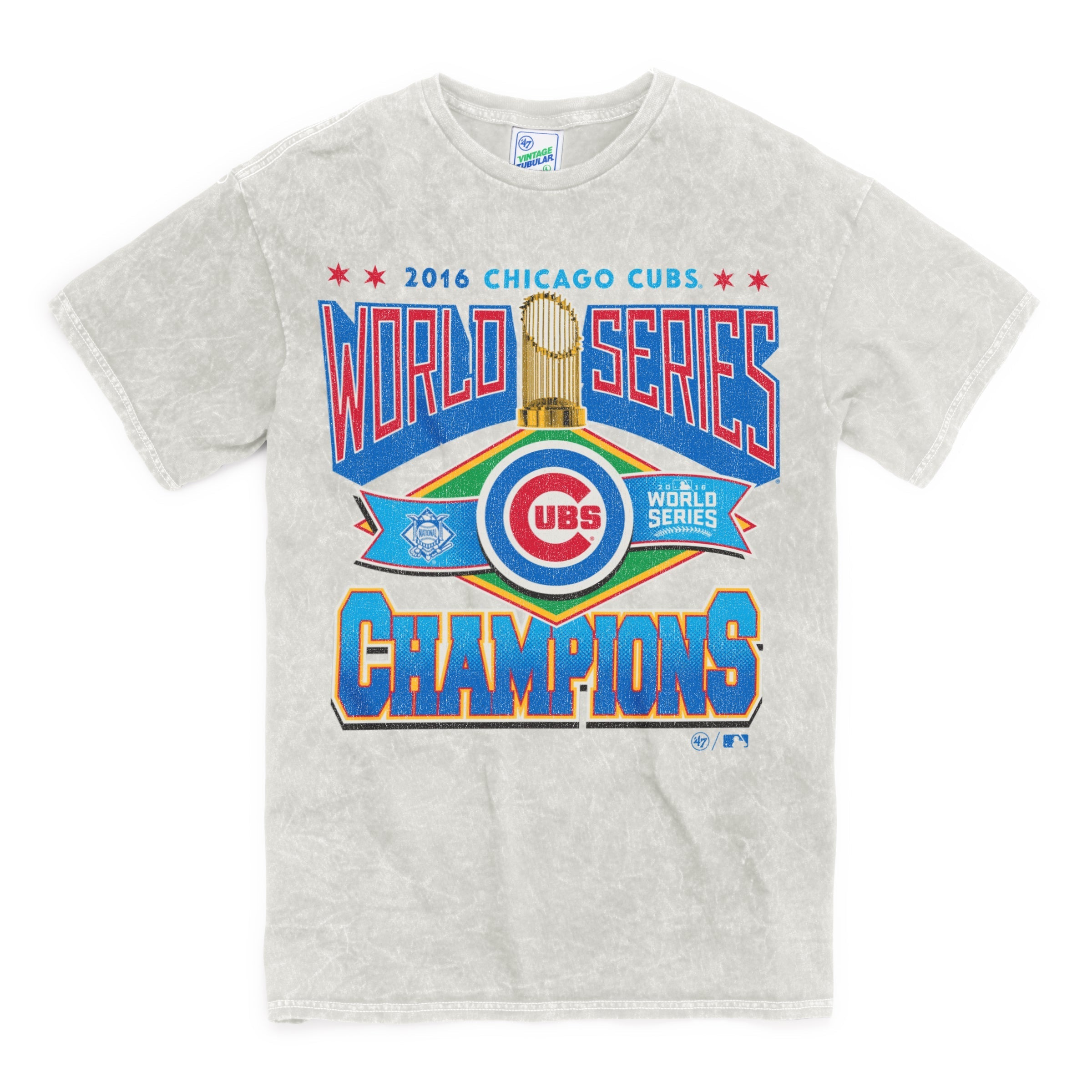 CHICAGO CUBS 2016 WORLD SERIES ROCKER '47 VINTAGE TUBULAR TEE