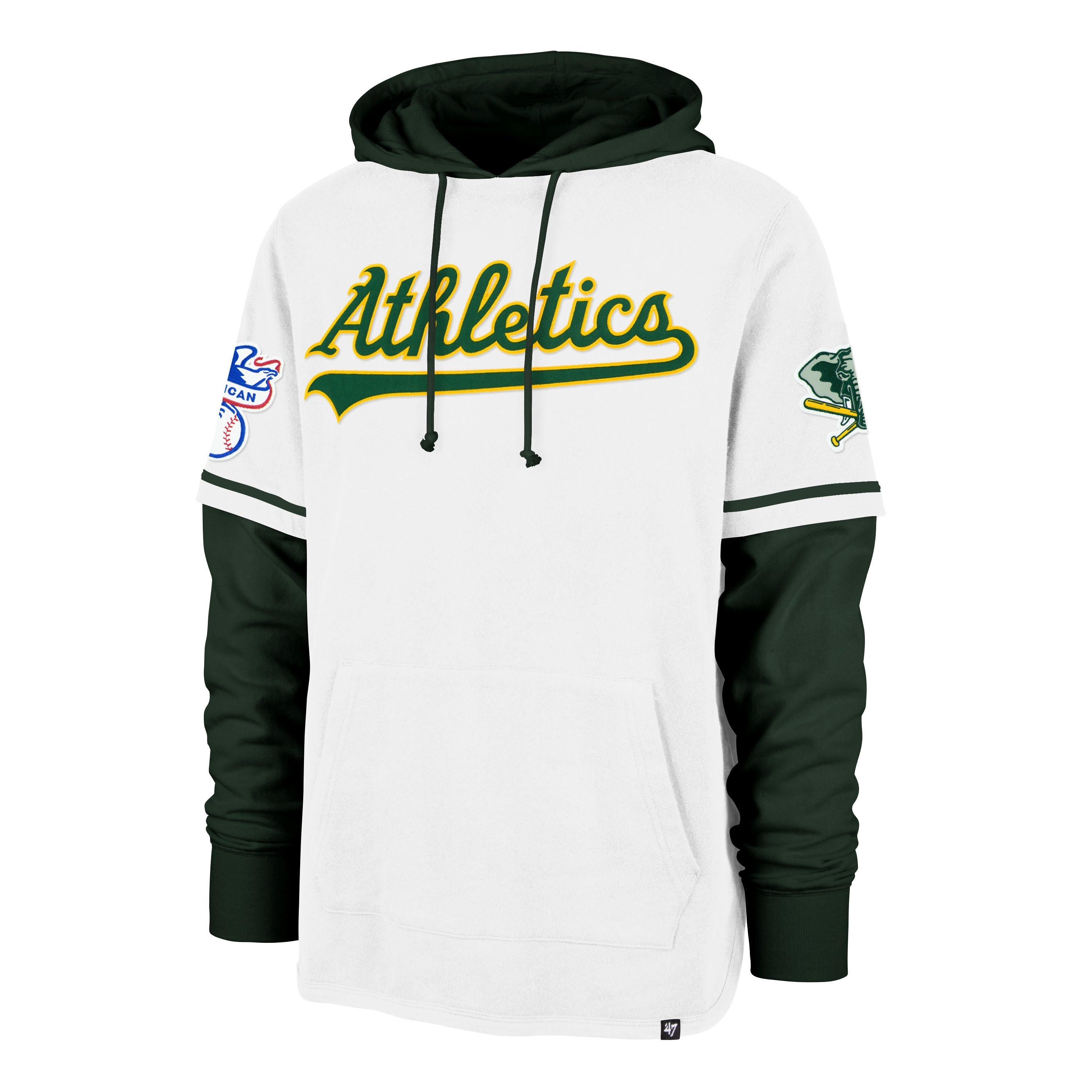 ATHLETICS COOPERSTOWN TRIFECTA '47 SHORTSTOP PULLOVER HOOD