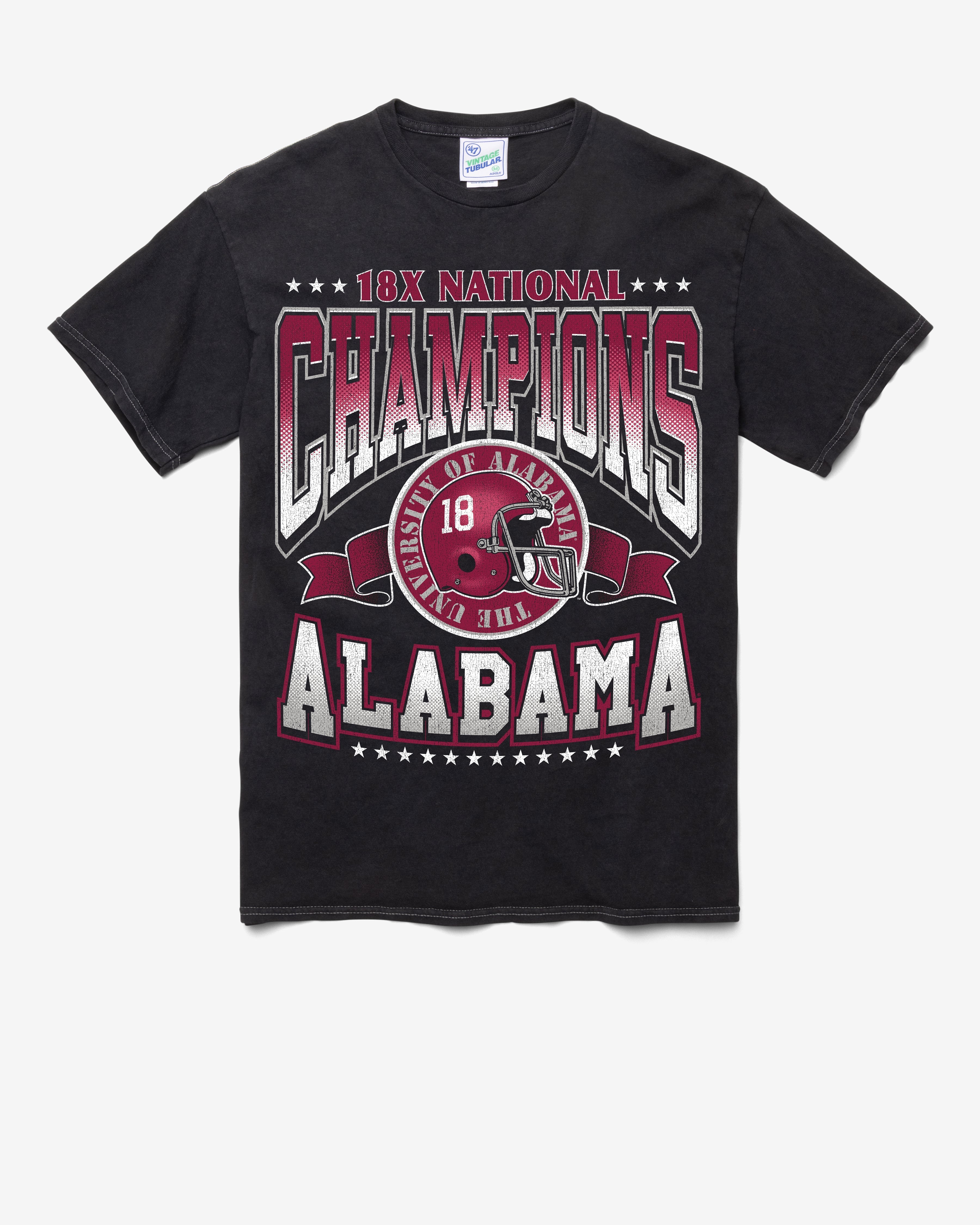 ALABAMA CRIMSON TIDE H-CHAMPS LOCKER VINTAGE '47 TUBULAR TEE