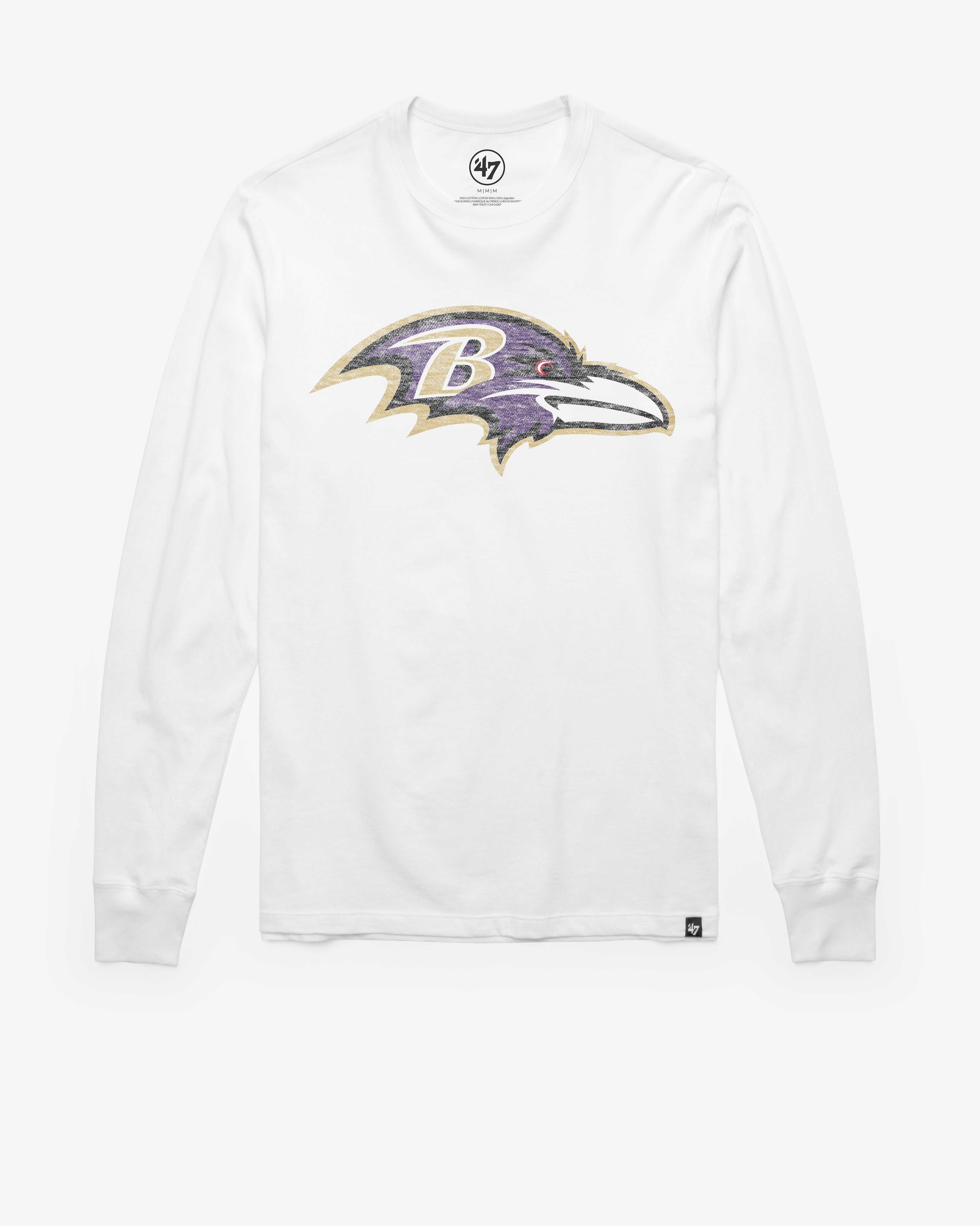 BALTIMORE RAVENS PREMIER '47 FRANKLIN LONG SLEEVE TEE