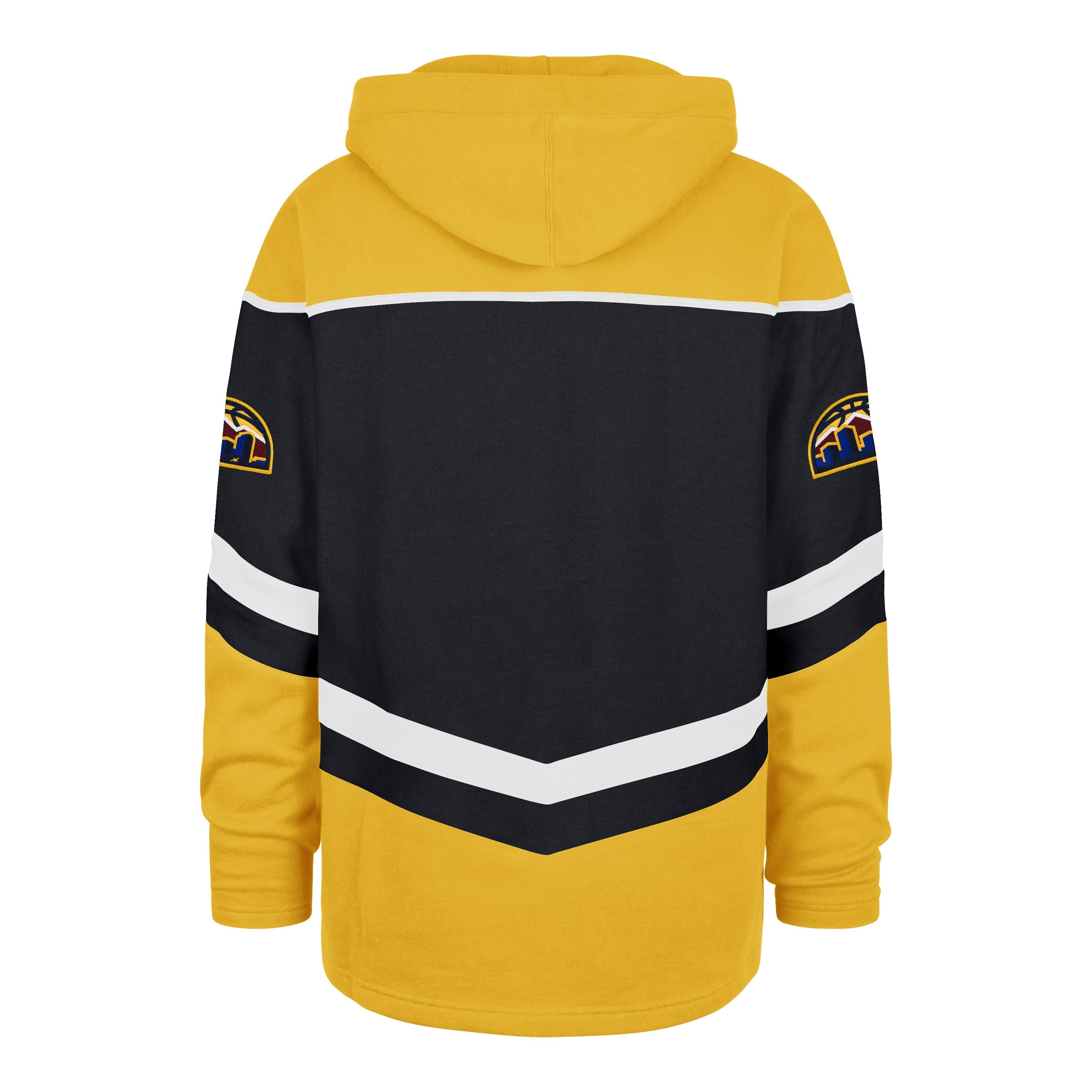 DENVER NUGGETS TRI SATIN '47 LAYUP LACER HOOD