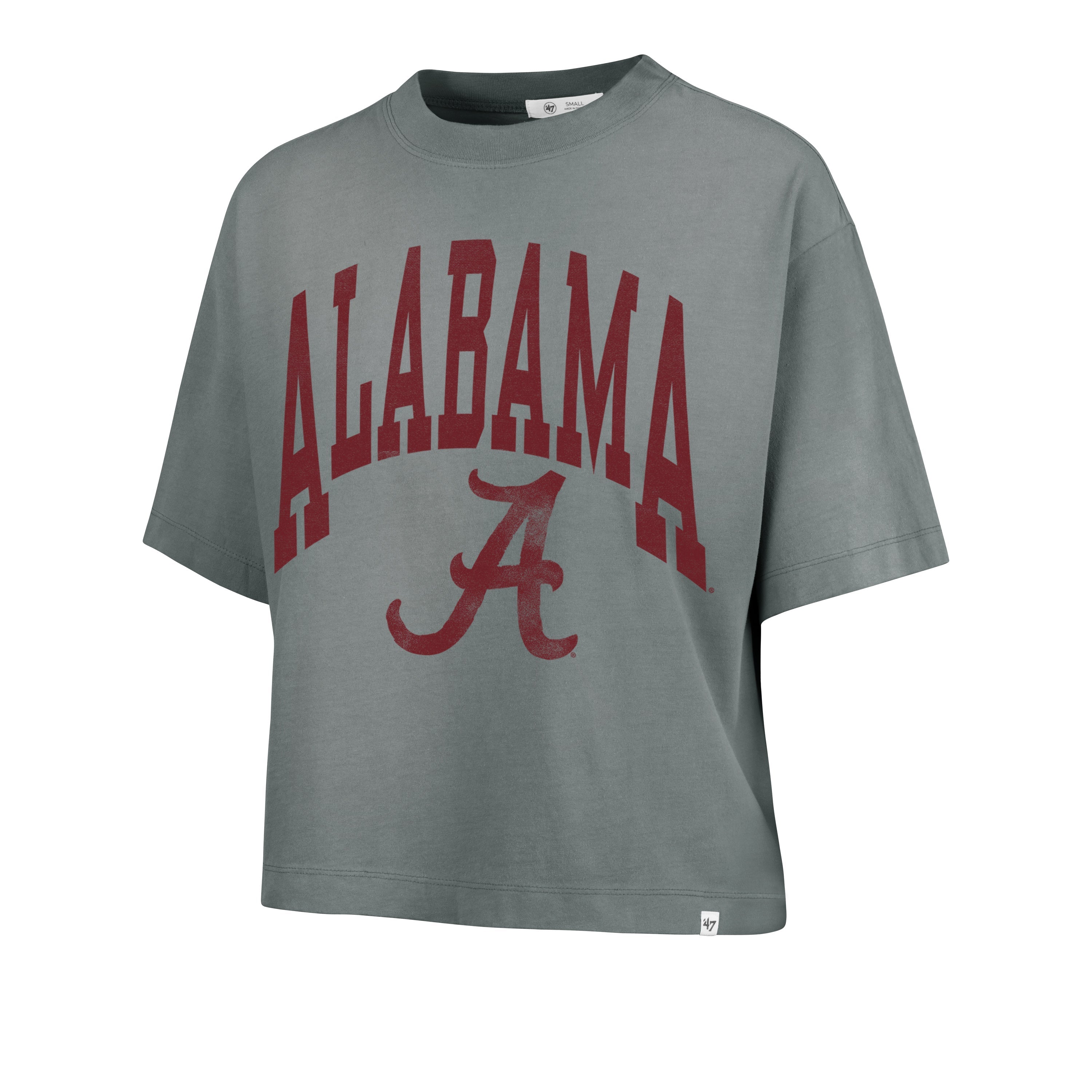 ALABAMA CRIMSON TIDE SHALE '47 MONTAUK CROP TEE WOMENS