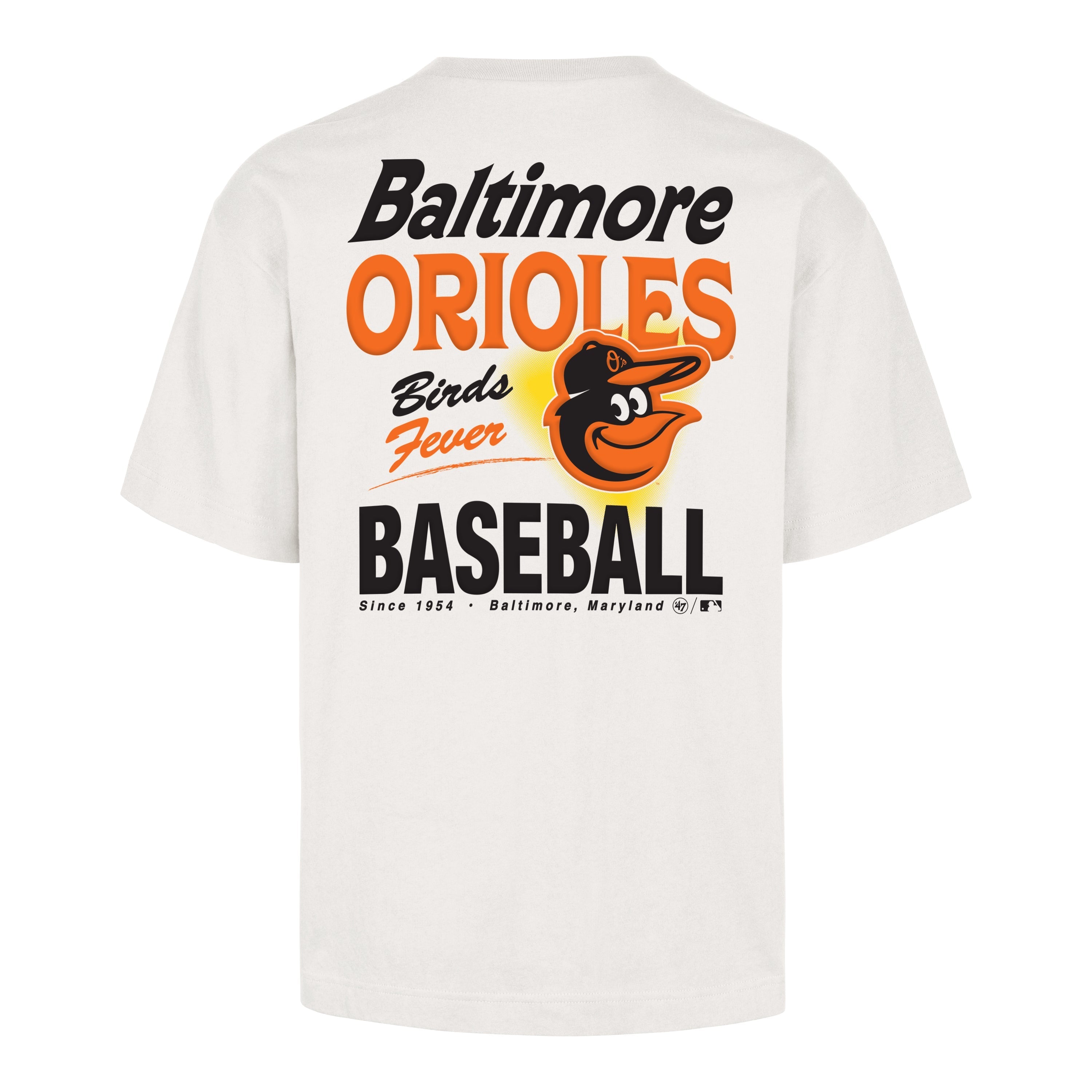 BALTIMORE ORIOLES ALL FIRE '47 FOUNDATION TEE