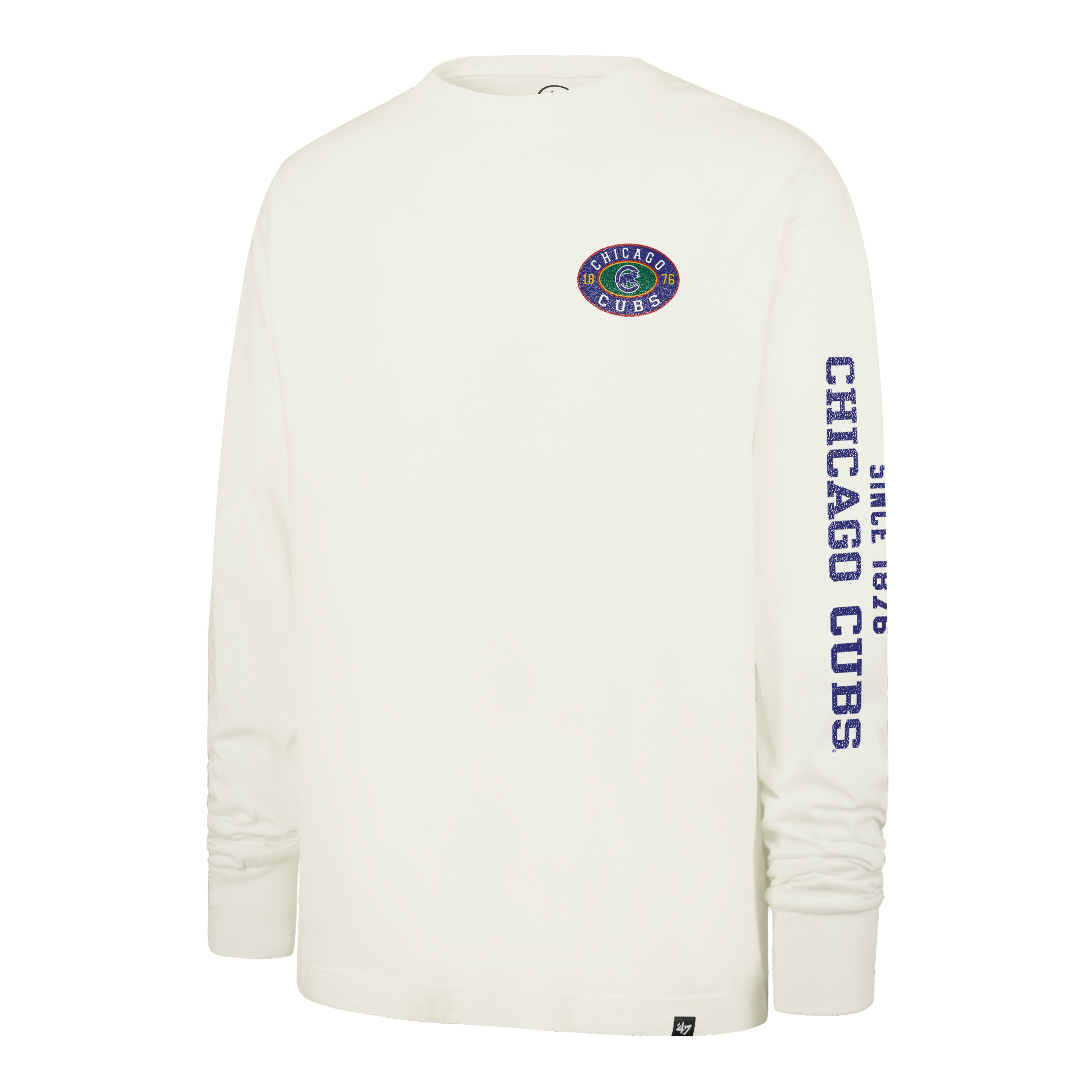 CHICAGO CUBS TIDE SWEEP MONTAUK '47 FOUNDATION LONG SLEEVE TEE