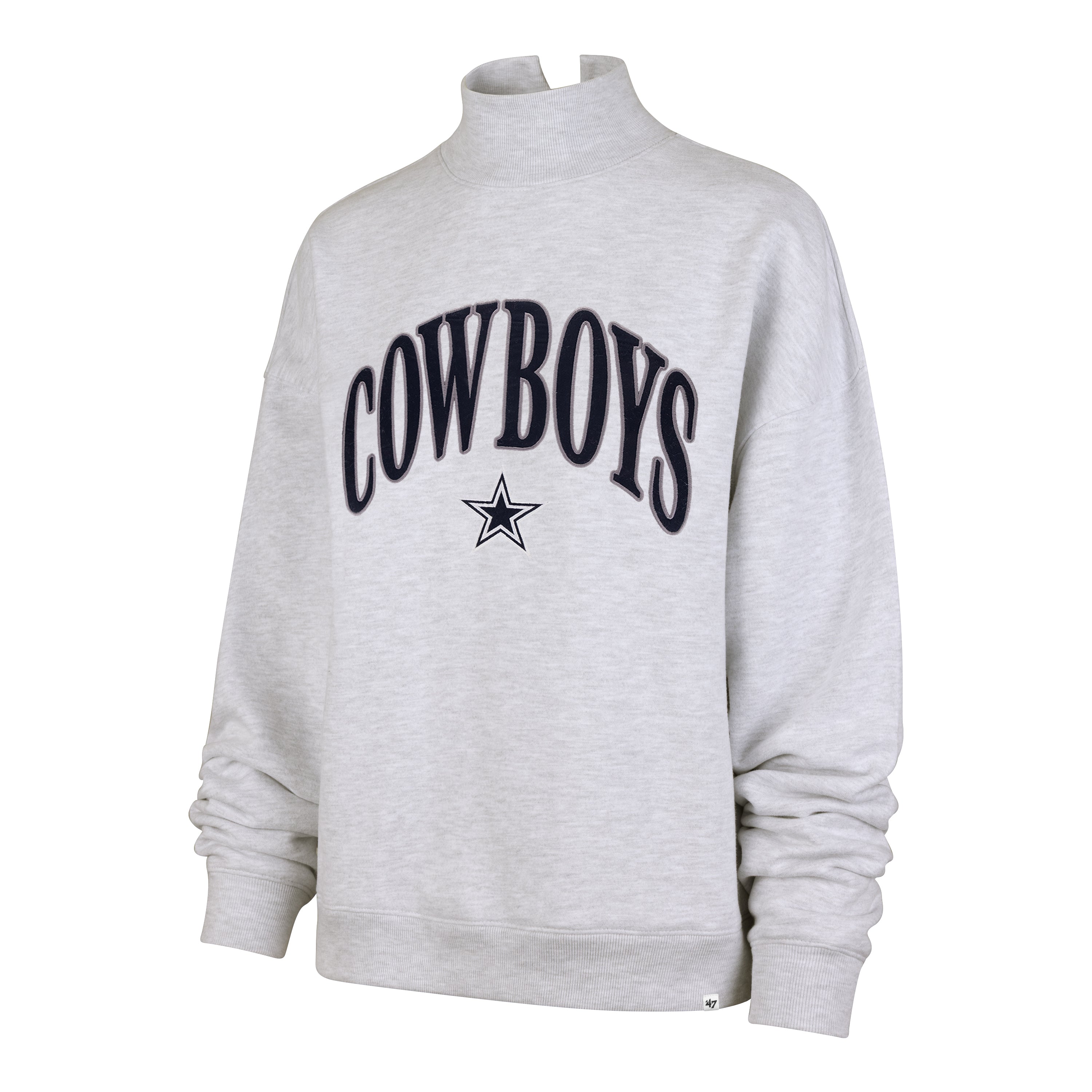 DALLAS COWBOYS VANTAGE '47 MOCK NECK PULLOVER WOMENS