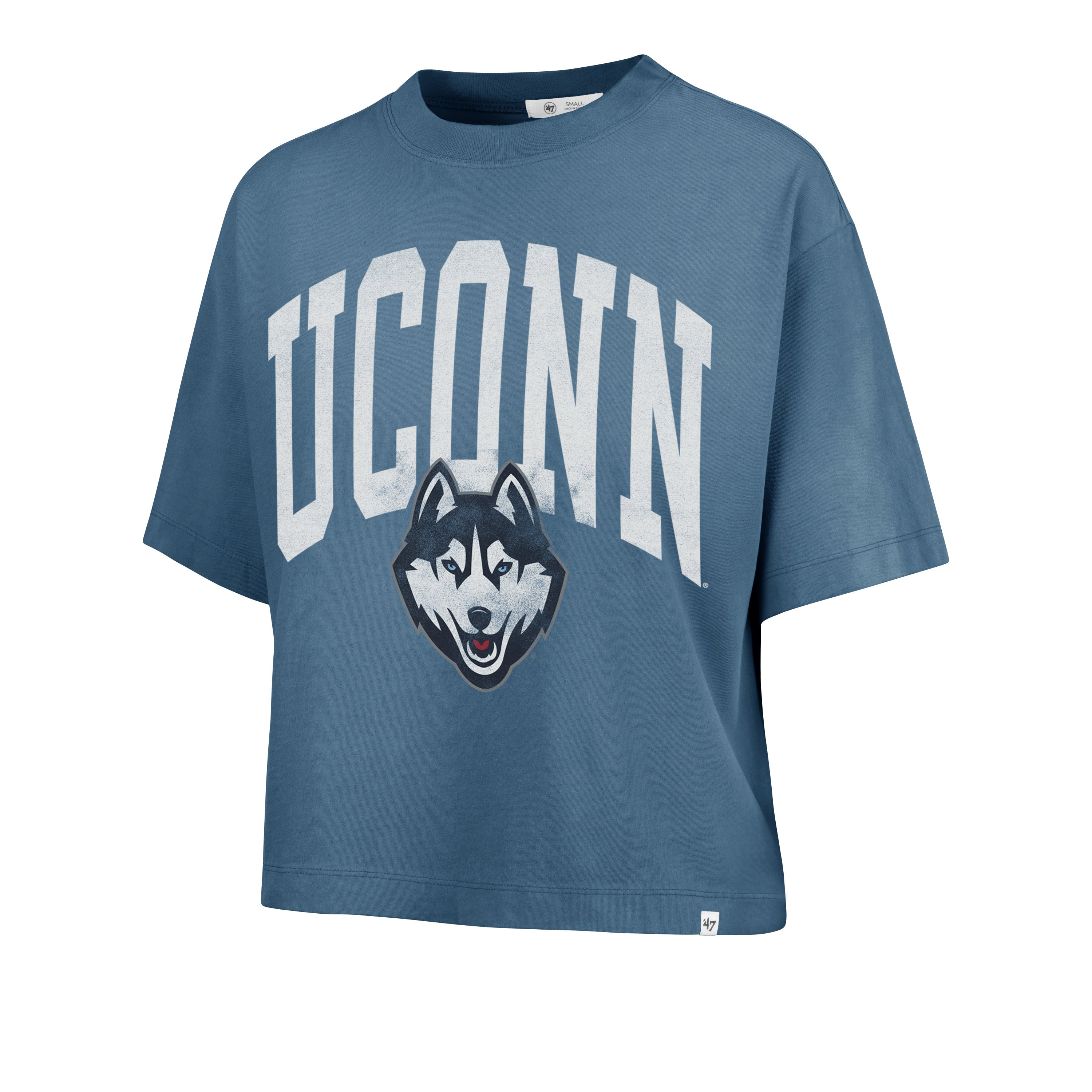 CONNECTICUT HUSKIES UCONN SHALE '47 MONTAUK CROP TEE WOMENS