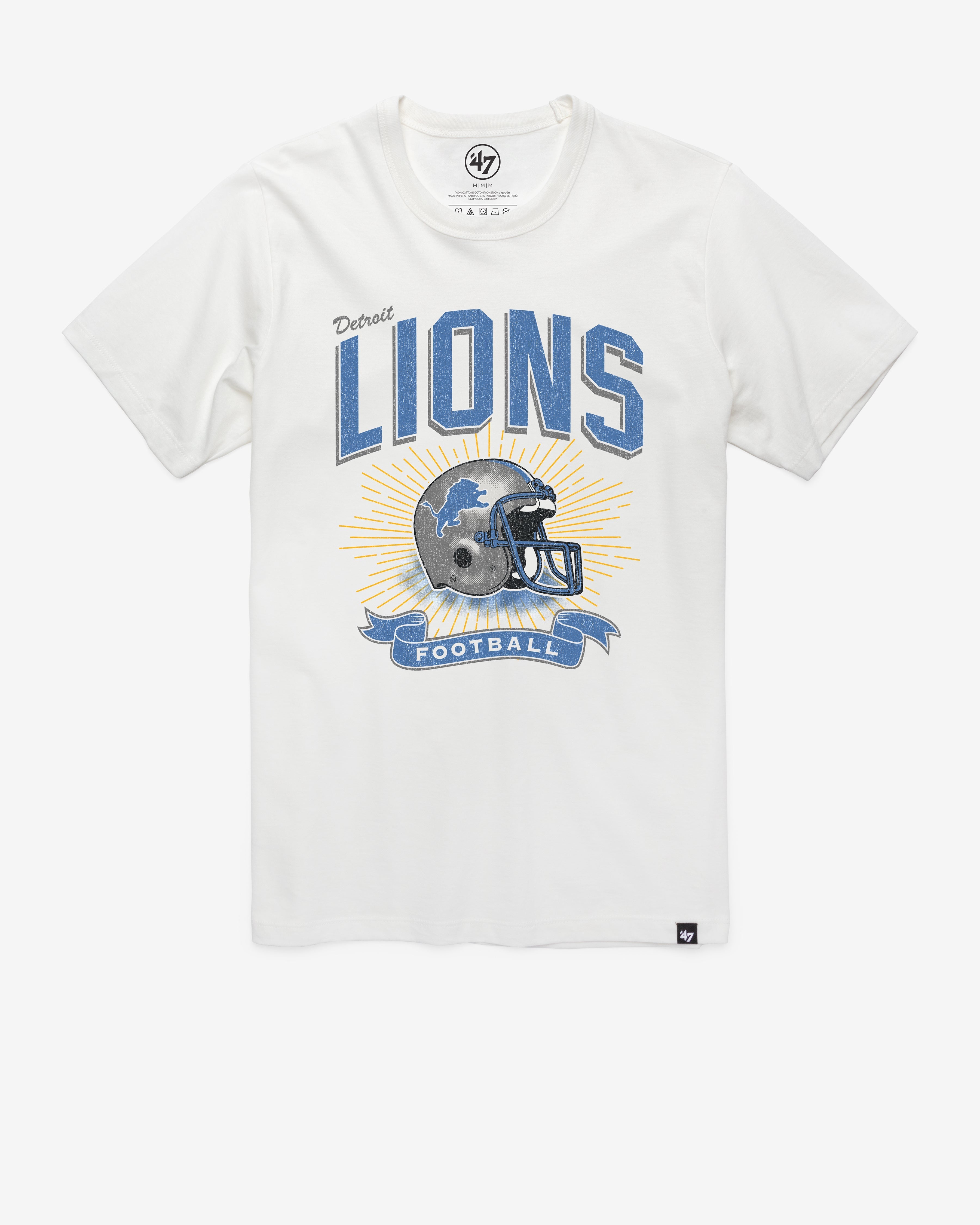 DETROIT LIONS HISTORIC PRIME PLAY '47 FRANKLIN TEE