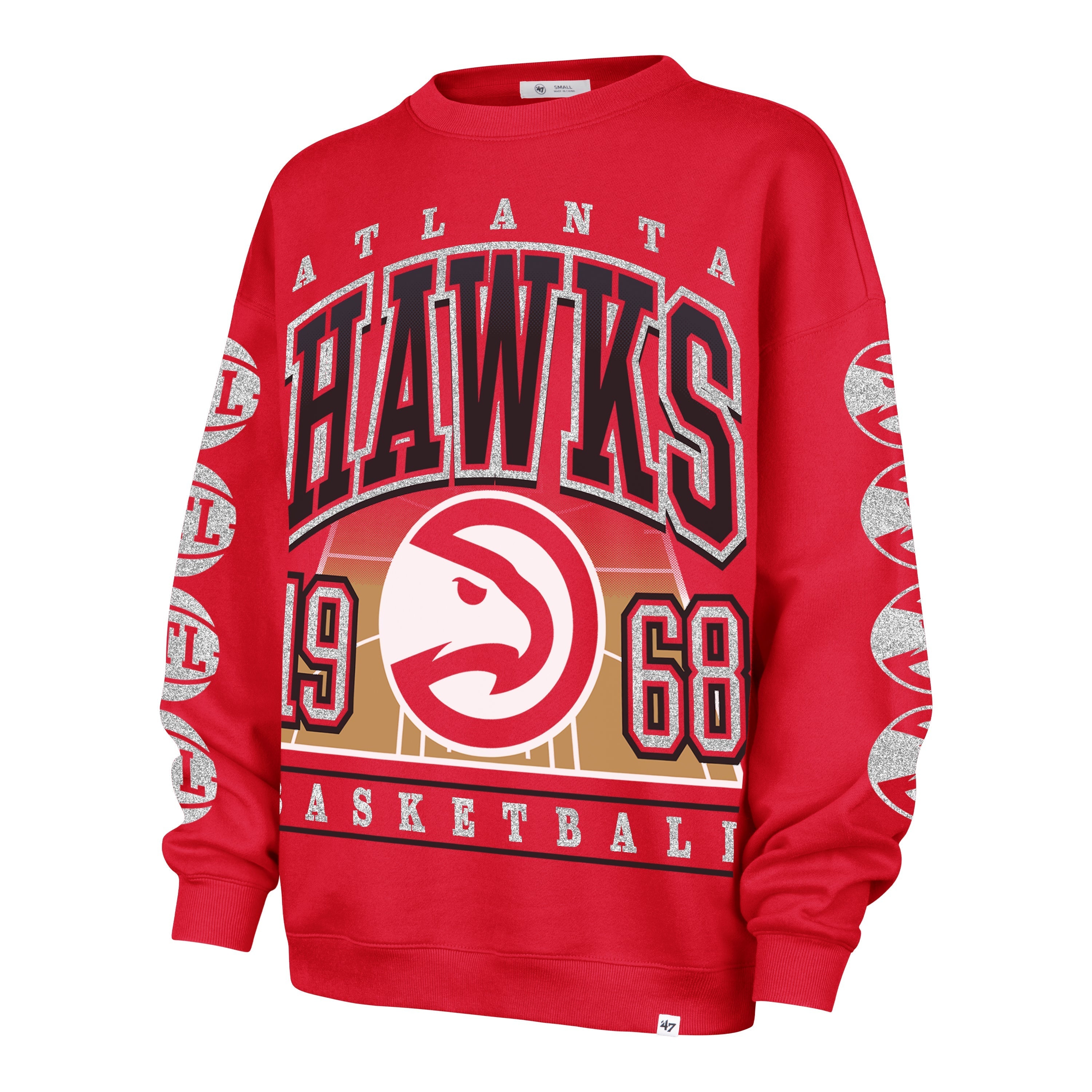 ATLANTA HAWKS GO BIG '47 OVERSIZED CREW WOMENS