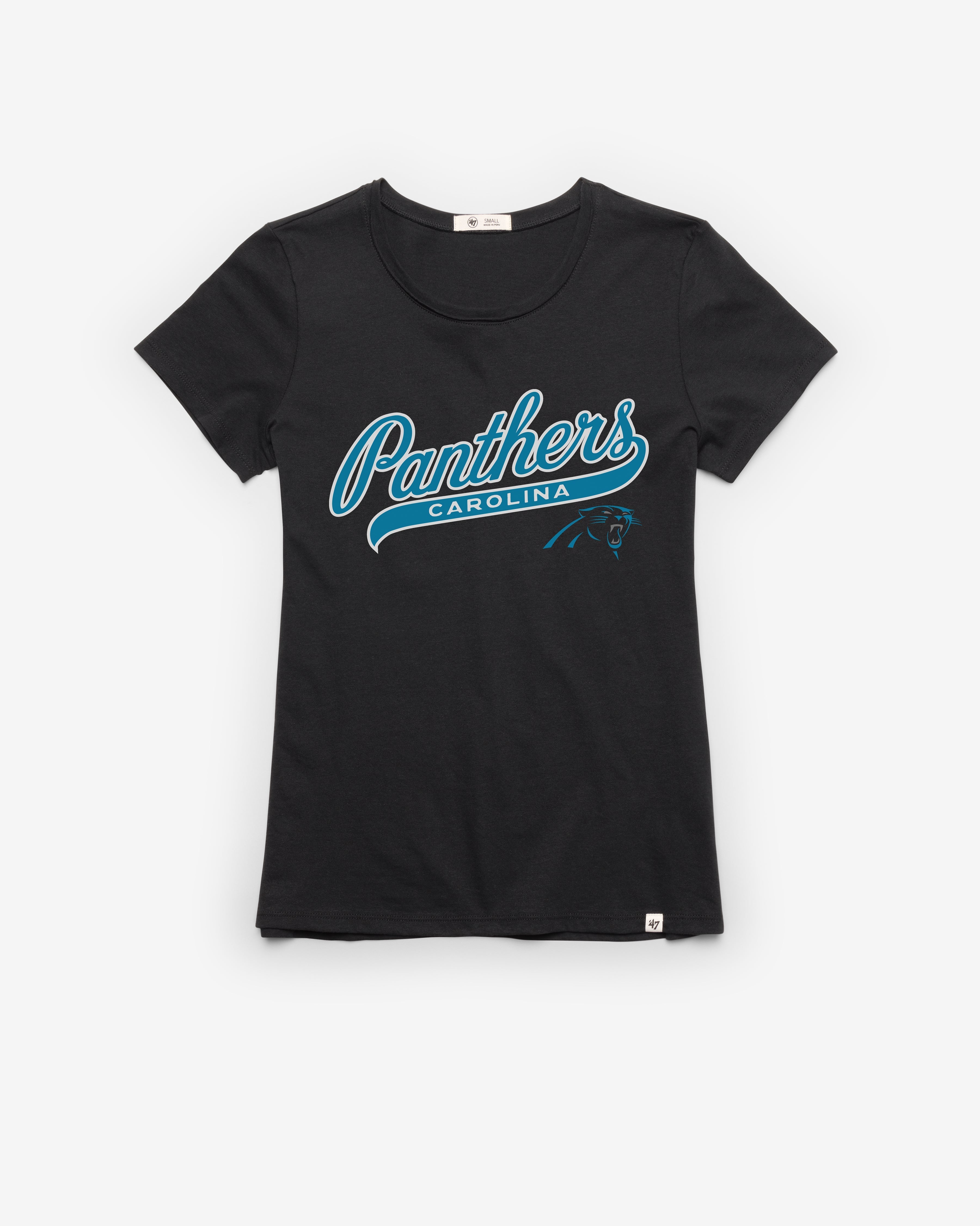 CAROLINA PANTHERS TAIL SWEEP '47 FRANKIE TEE WOMENS