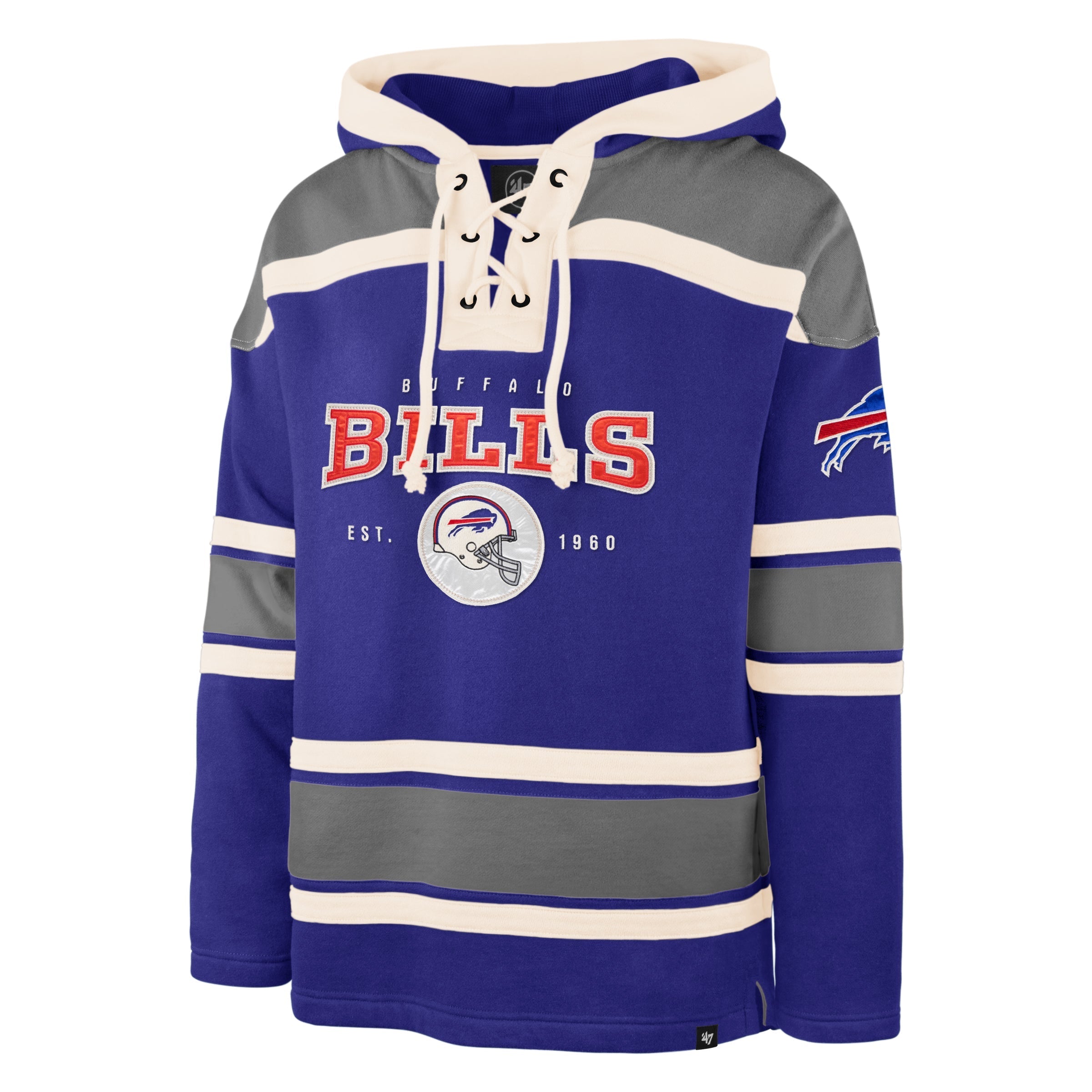 BUFFALO BILLS FIRST DOWN '47 SUPERIOR LACER HOOD