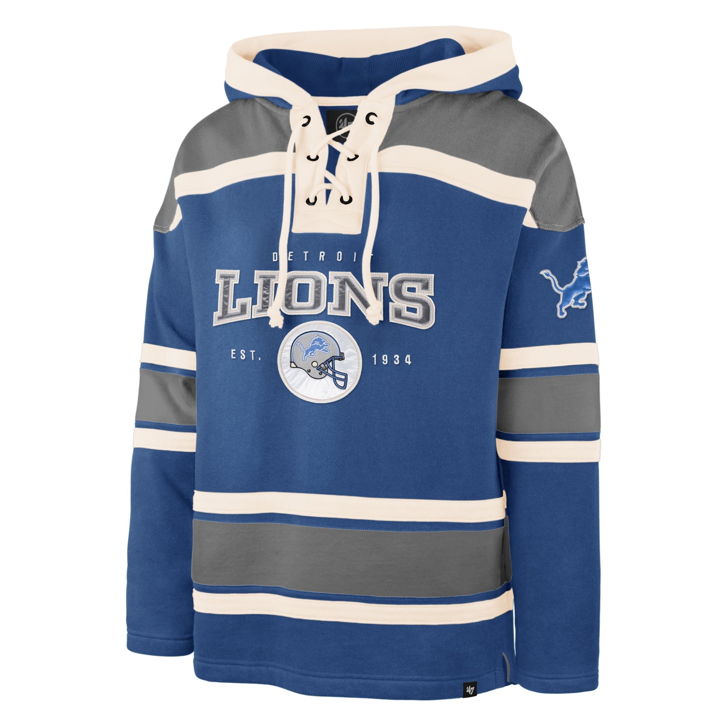 DETROIT LIONS FIRST DOWN '47 SUPERIOR LACER HOOD