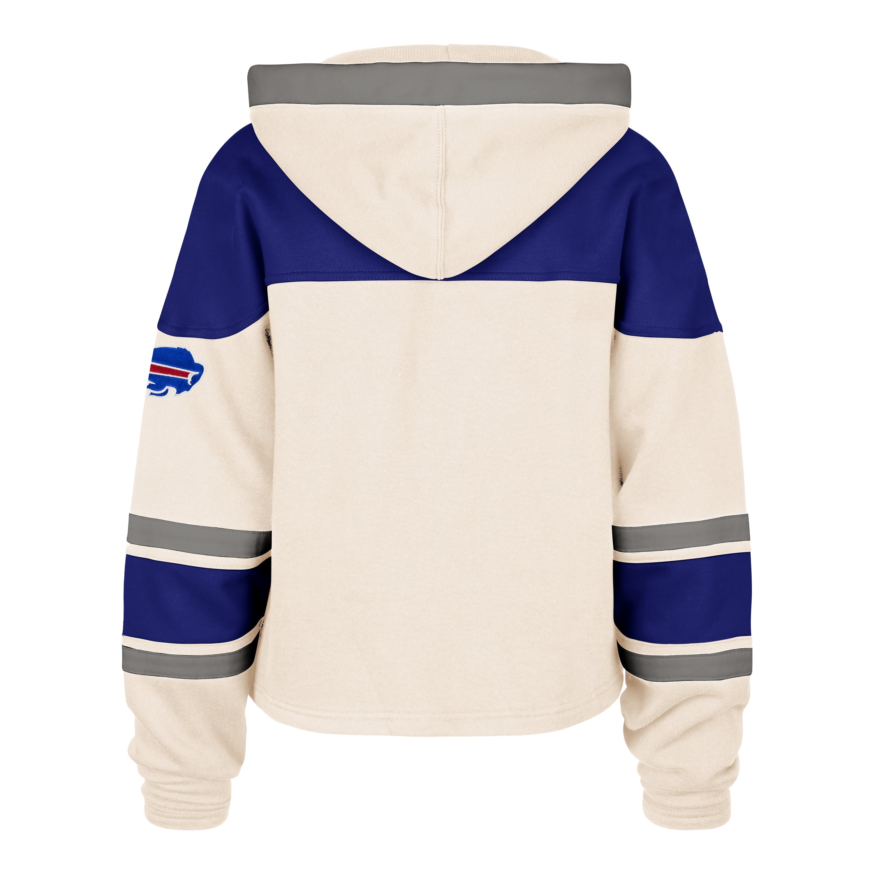 BUFFALO BILLS CHOP BLOCK CROPPED '47 SUPERIOR LACER HOOD WOMENS