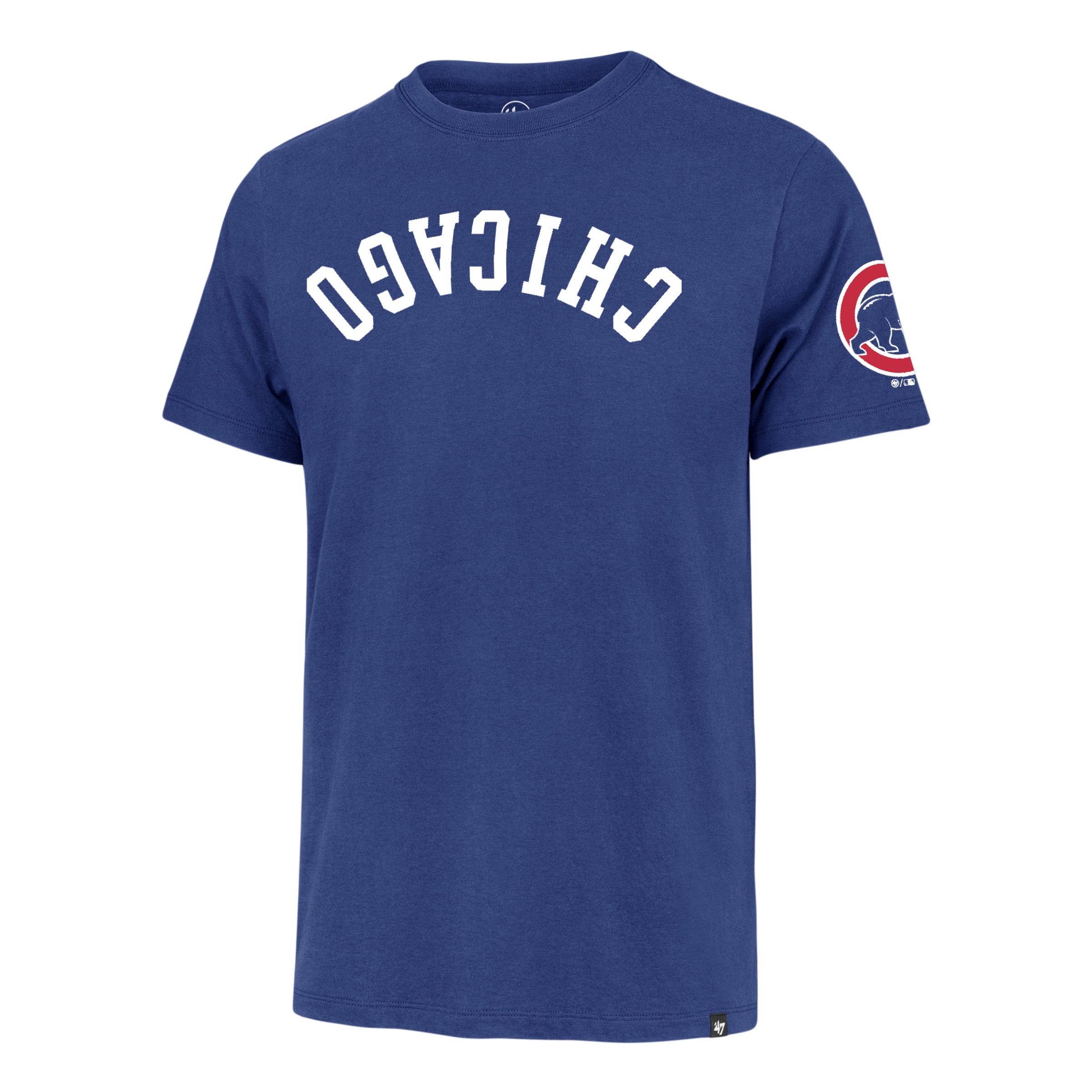 CHICAGO CUBS UPSIDE DOWN TWO PEAT '47 FRANKLIN TEE