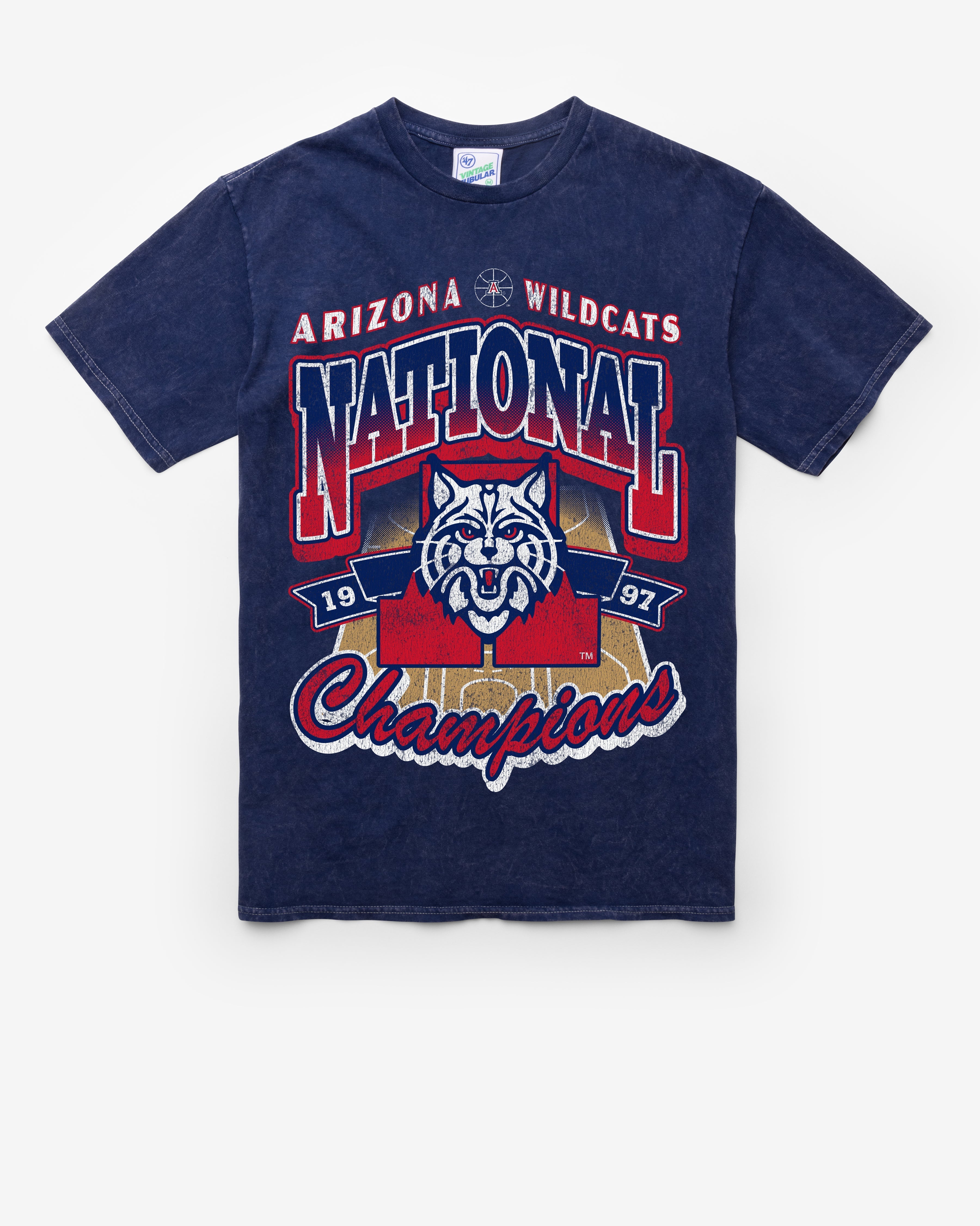 ARIZONA WILDCATS H-CHAMPS LOCKER VINTAGE '47 TUBULAR TEE