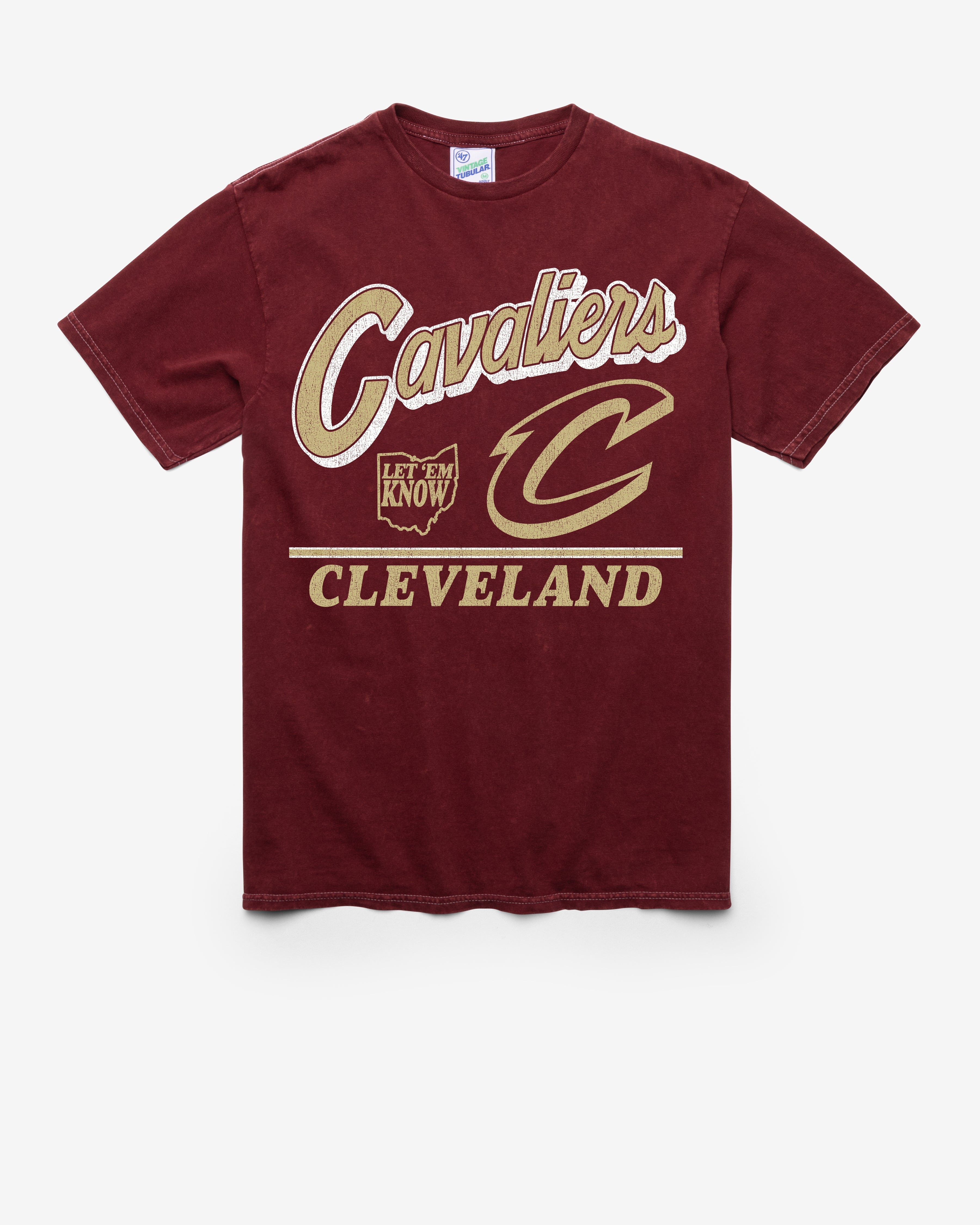 CLEVELAND CAVALIERS FLY BY VINTAGE '47 TUBULAR TEE