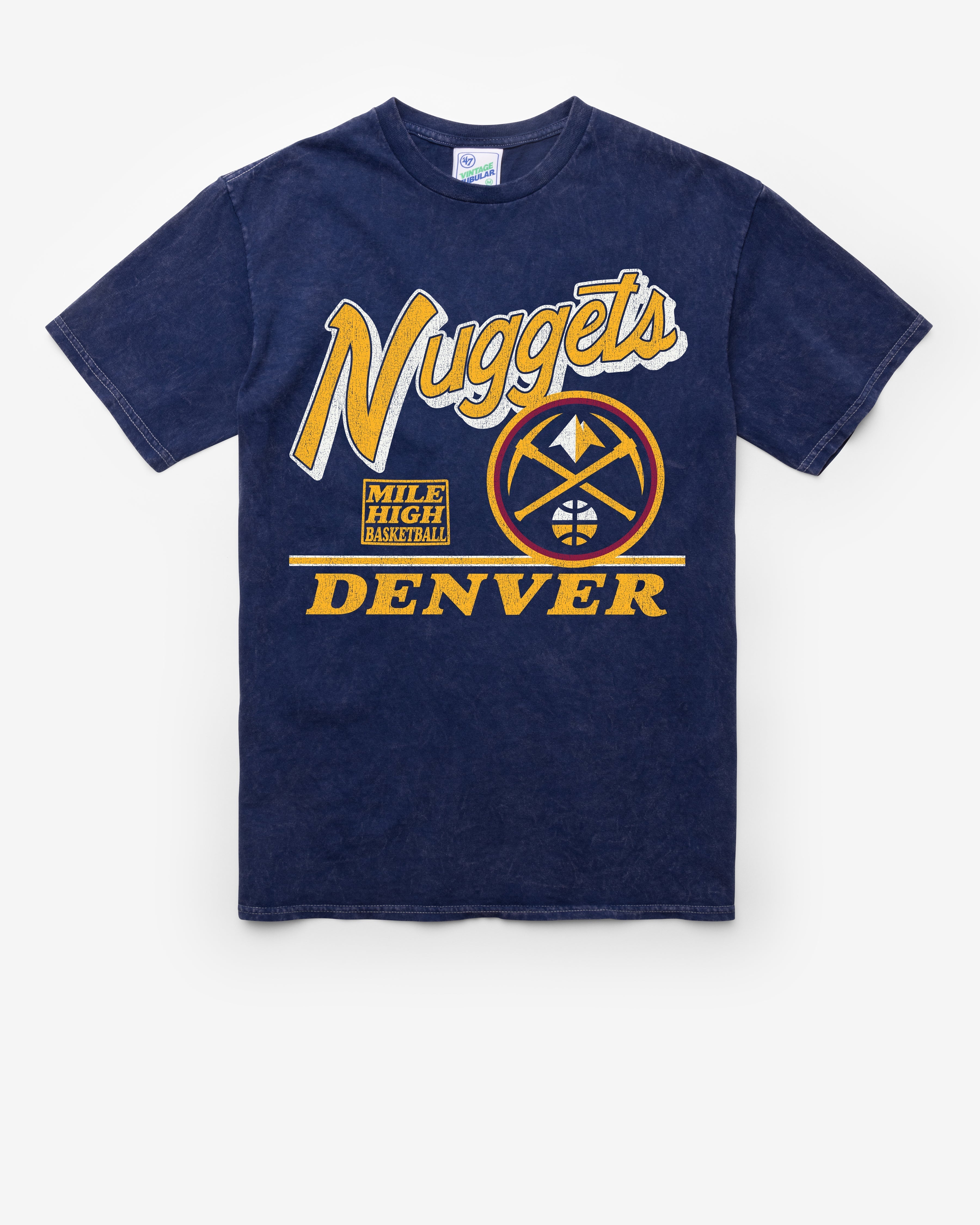 DENVER NUGGETS FLY BY VINTAGE '47 TUBULAR TEE