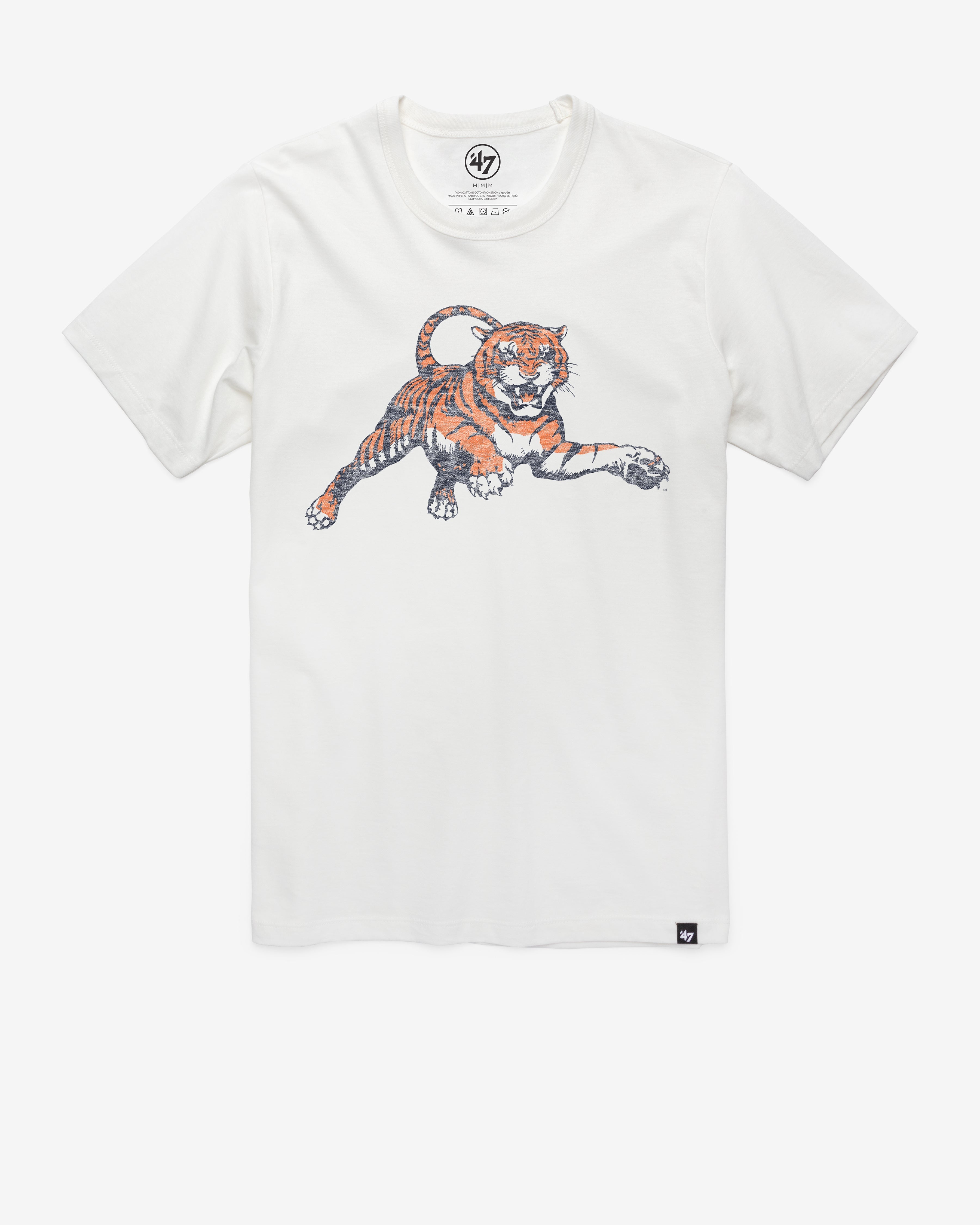 AUBURN TIGERS VINTAGE PREMIER '47 FRANKLIN TEE