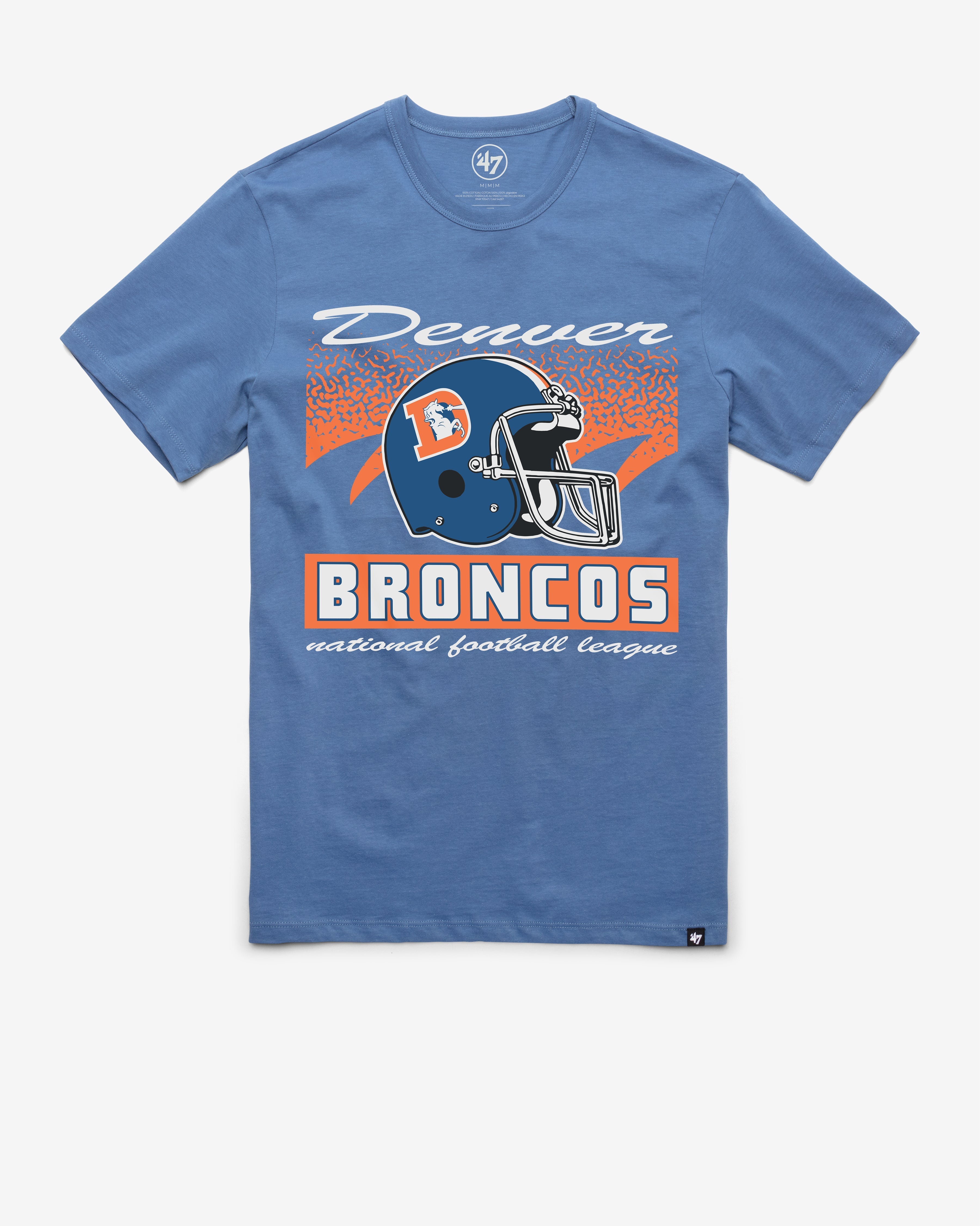 DENVER BRONCOS HISTORIC WAVER '47 FRANKLIN TEE