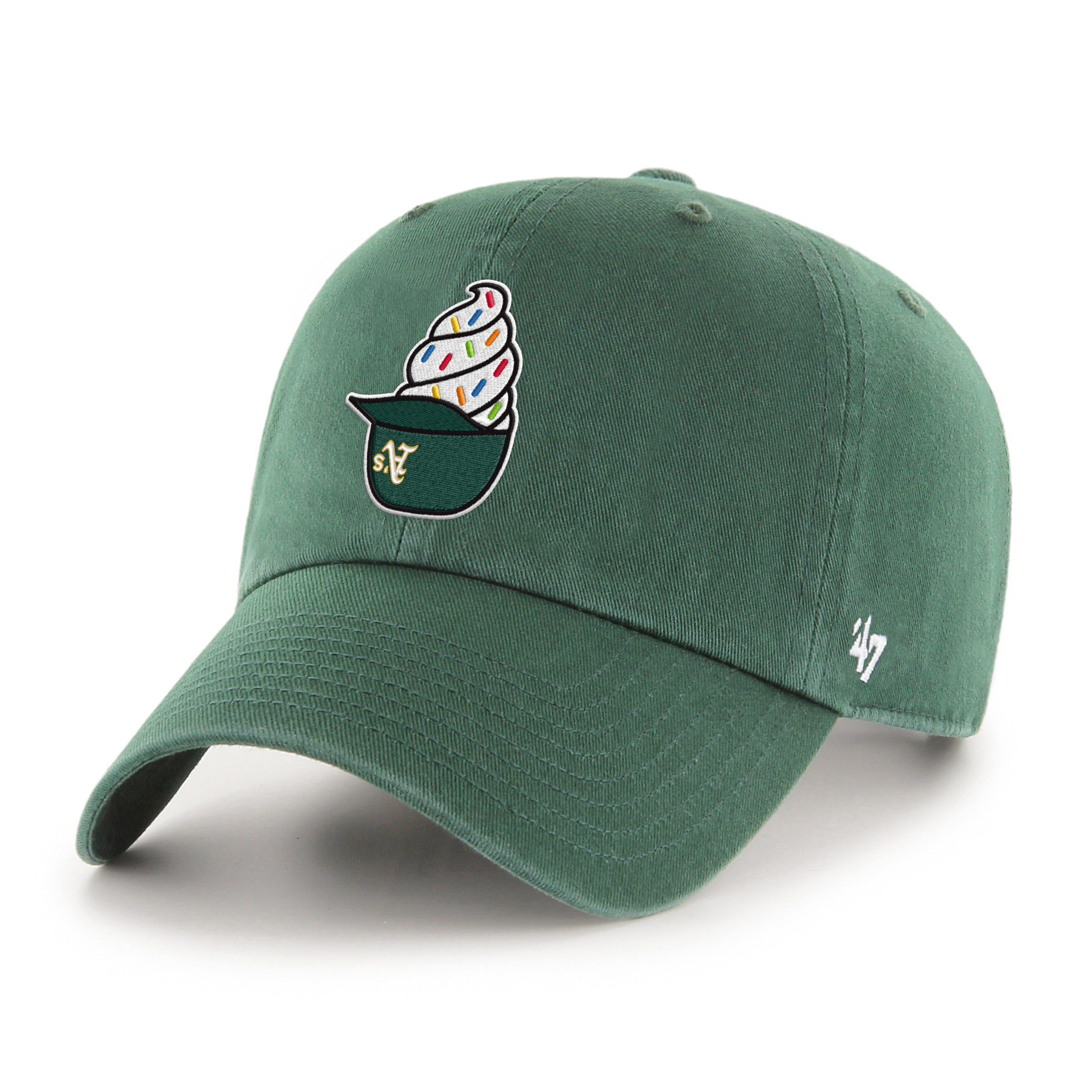ATHLETICS BASEBALL ICE CREAM '47 CLEAN UP