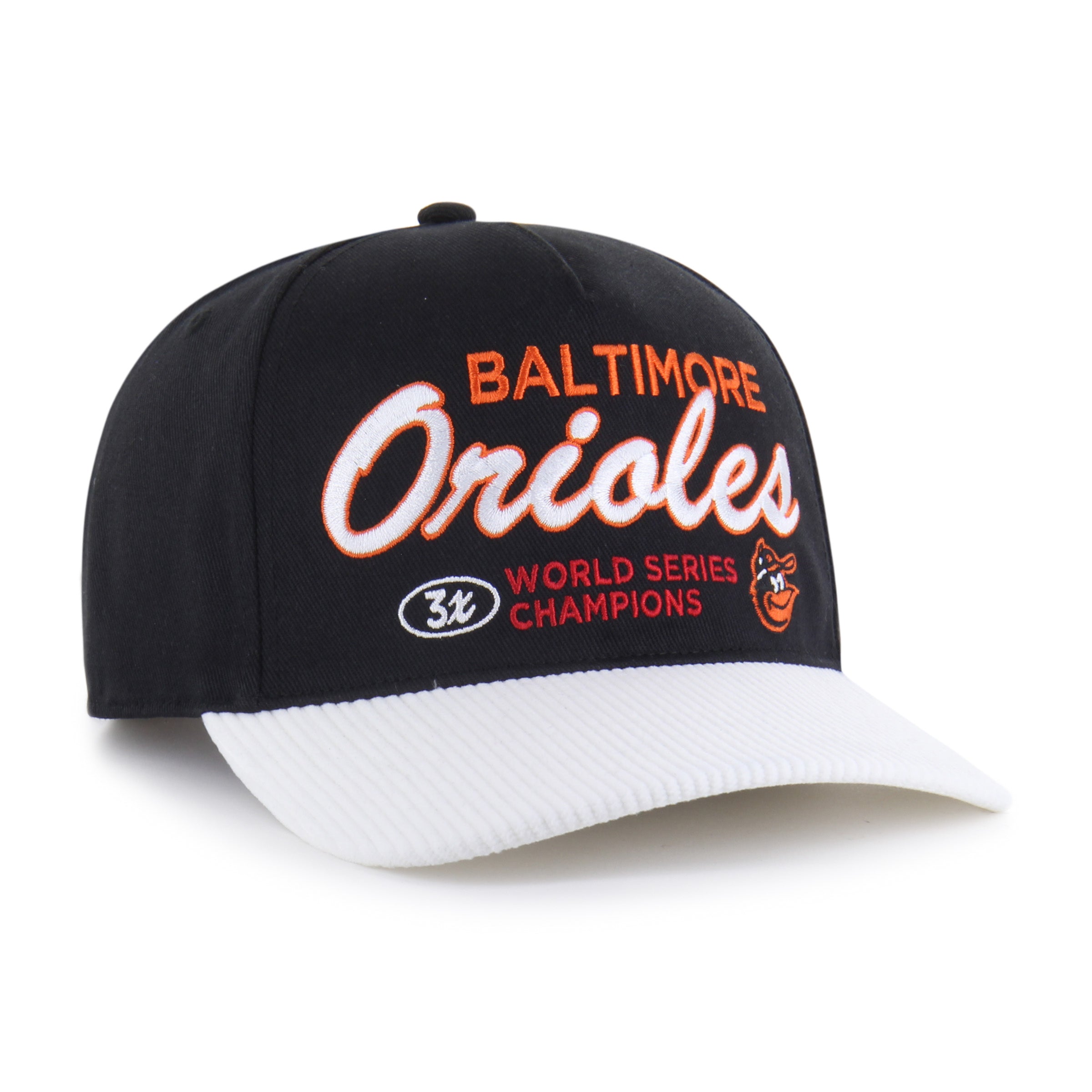 BALTIMORE ORIOLES COOPERSTOWN WORLD SERIES MULTI TIME '47 HITCH RF RELAXED FIT