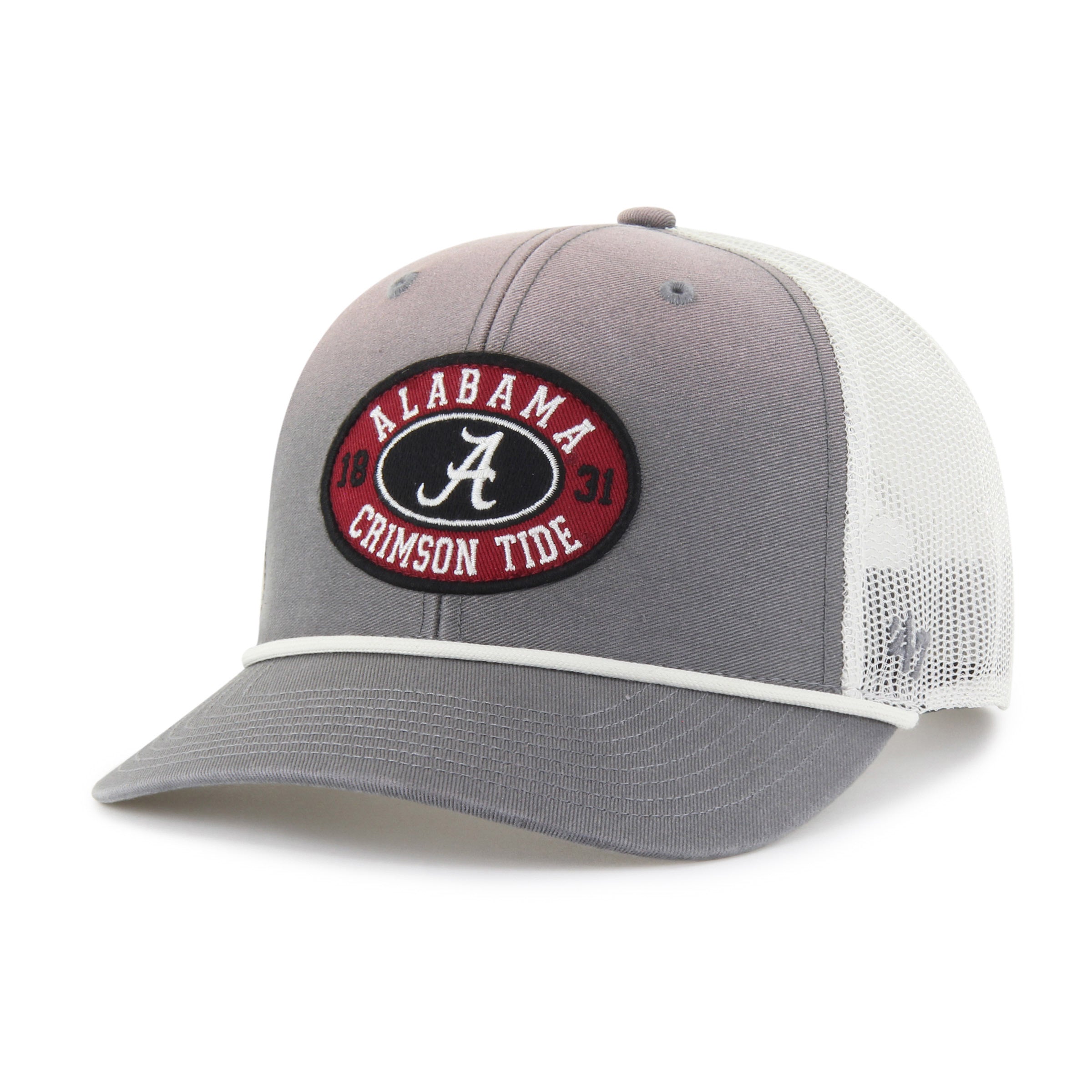 ALABAMA CRIMSON TIDE TIDE SWEEP ROPE '47 TRUCKER