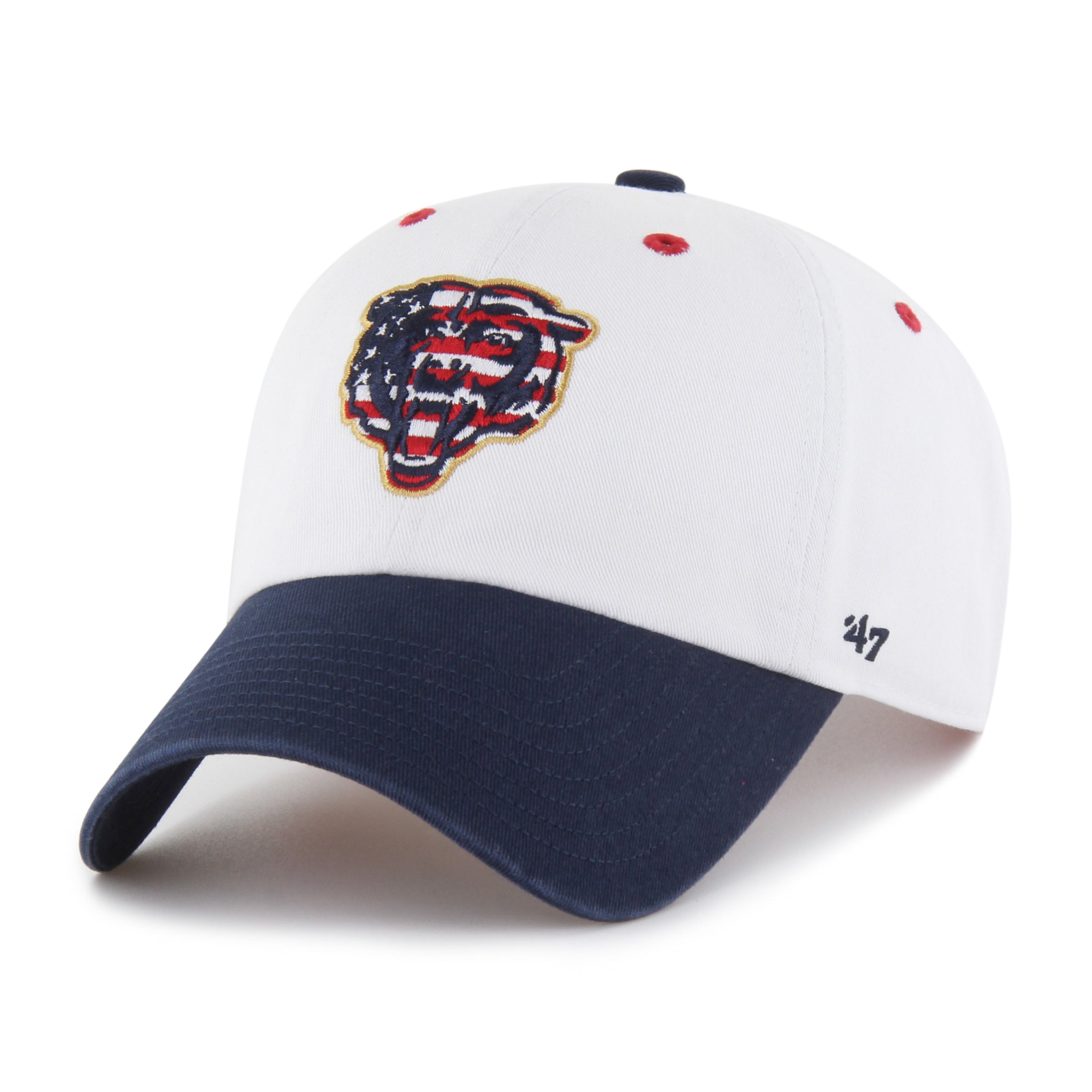 CHICAGO BEARS PATRIOTIC FLAG FILL '47 CLEAN UP