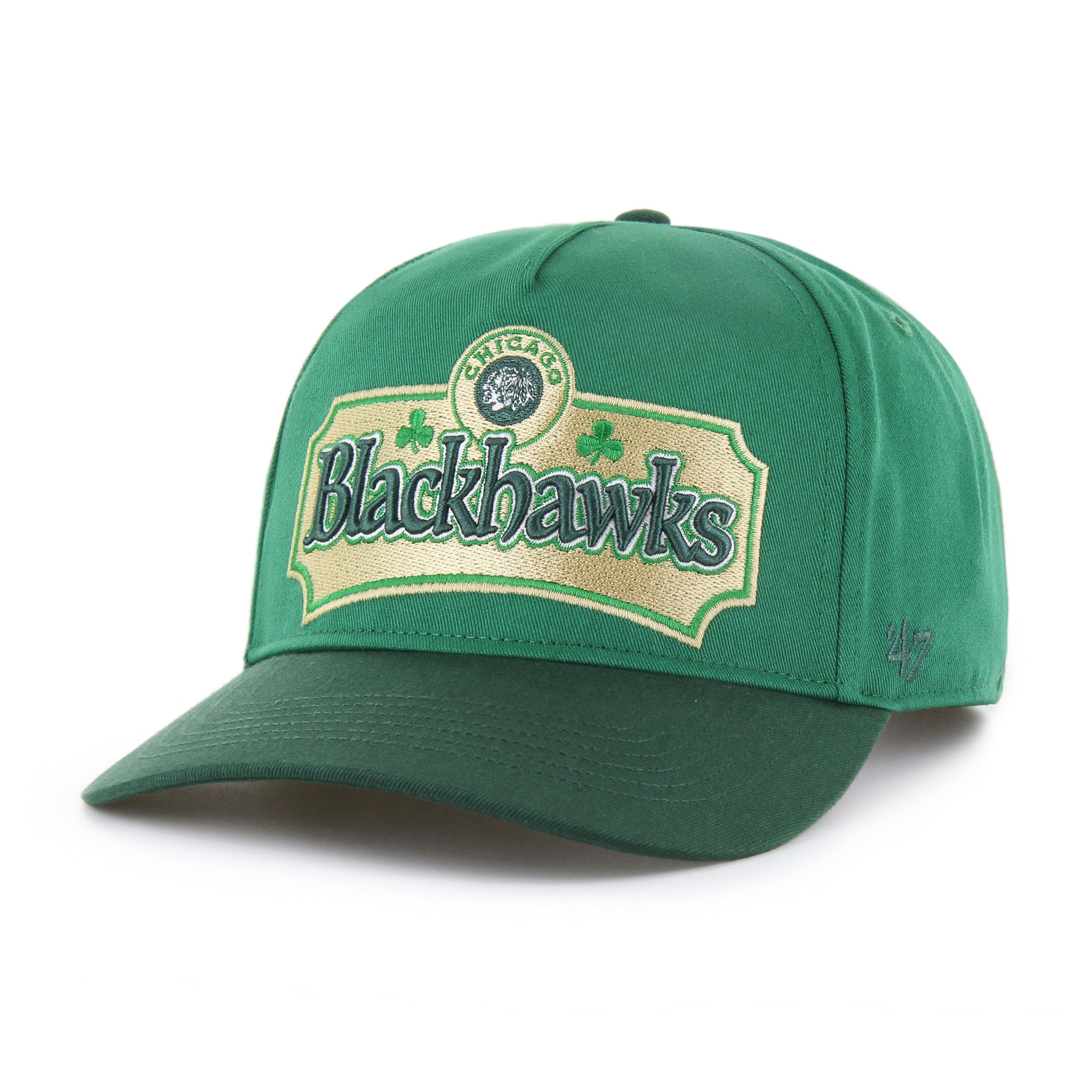 CHICAGO BLACKHAWKS ST. PADDY'S DOUBLE SHAMROCK '47 HITCH