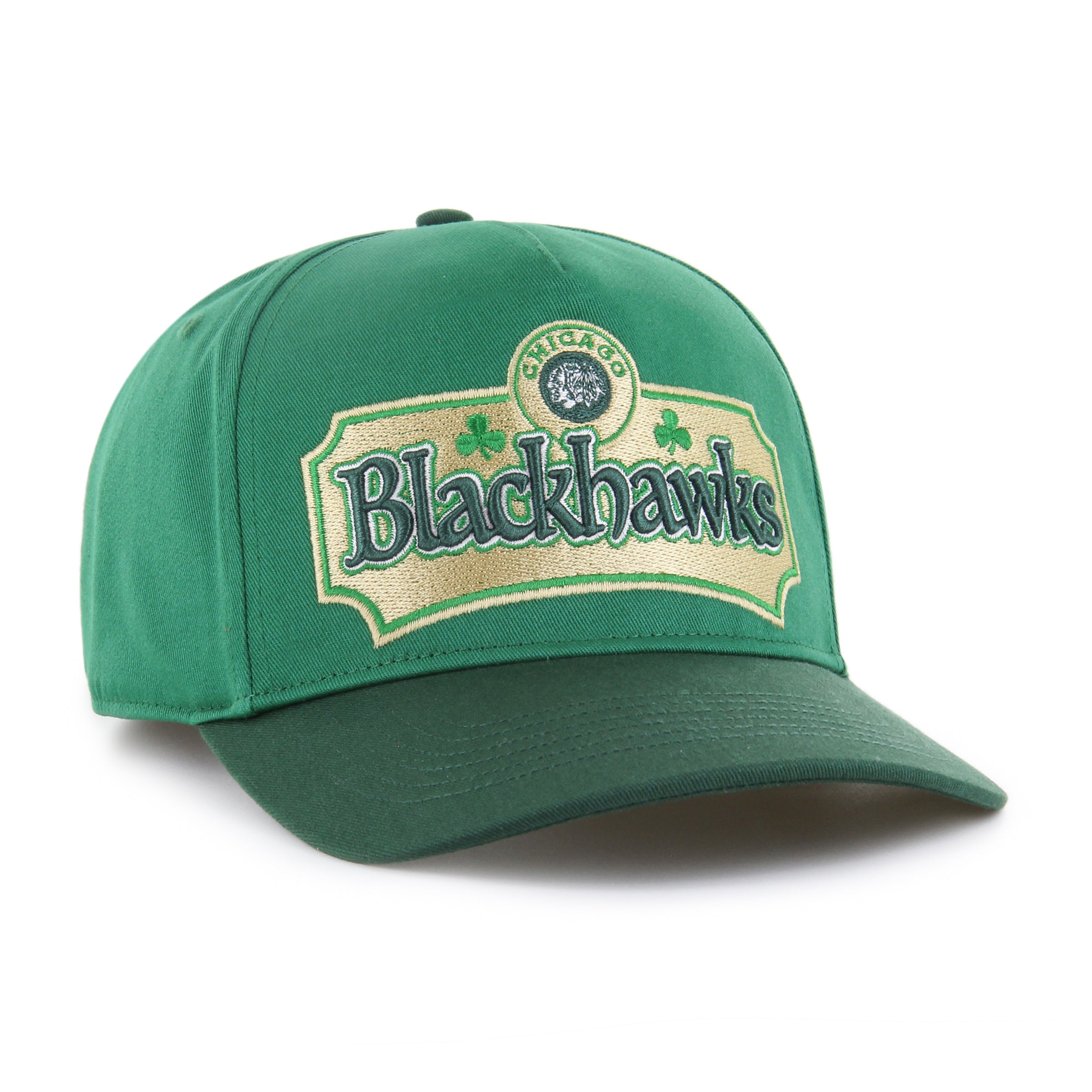 CHICAGO BLACKHAWKS ST. PADDY'S DOUBLE SHAMROCK '47 HITCH