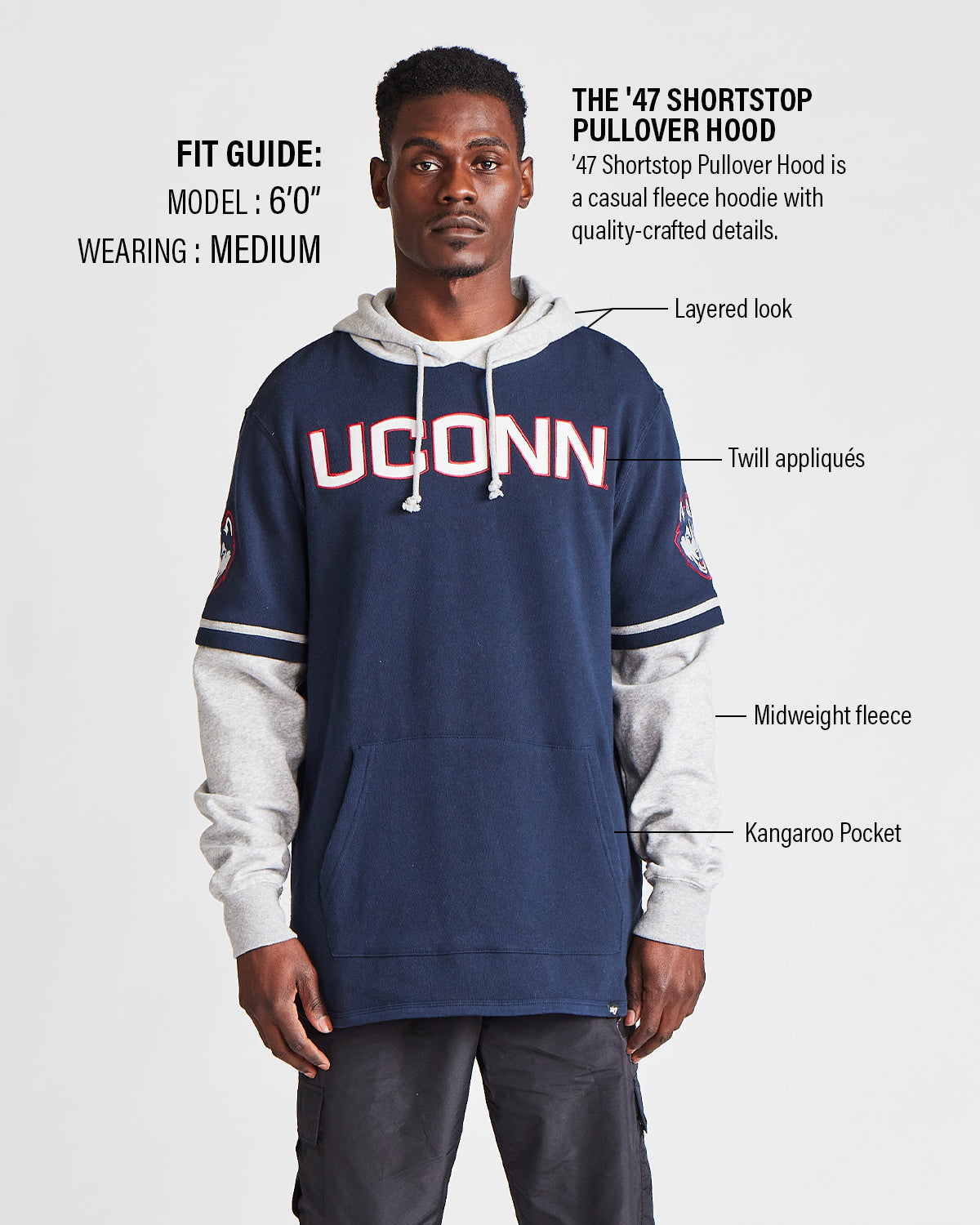 ARIZONA DIAMONDBACKS COOPERSTOWN TRIFECTA '47 SHORTSTOP PULLOVER