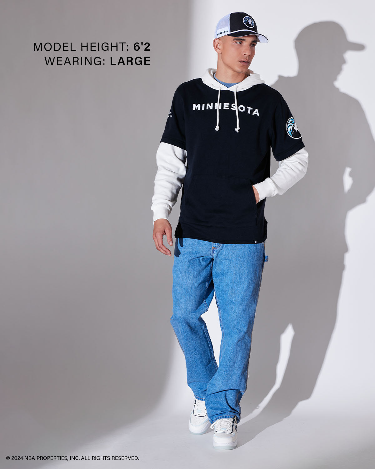 CHICAGO BULLS CITY EDITION TRIFECTA '47 SHORTSTOP HOOD