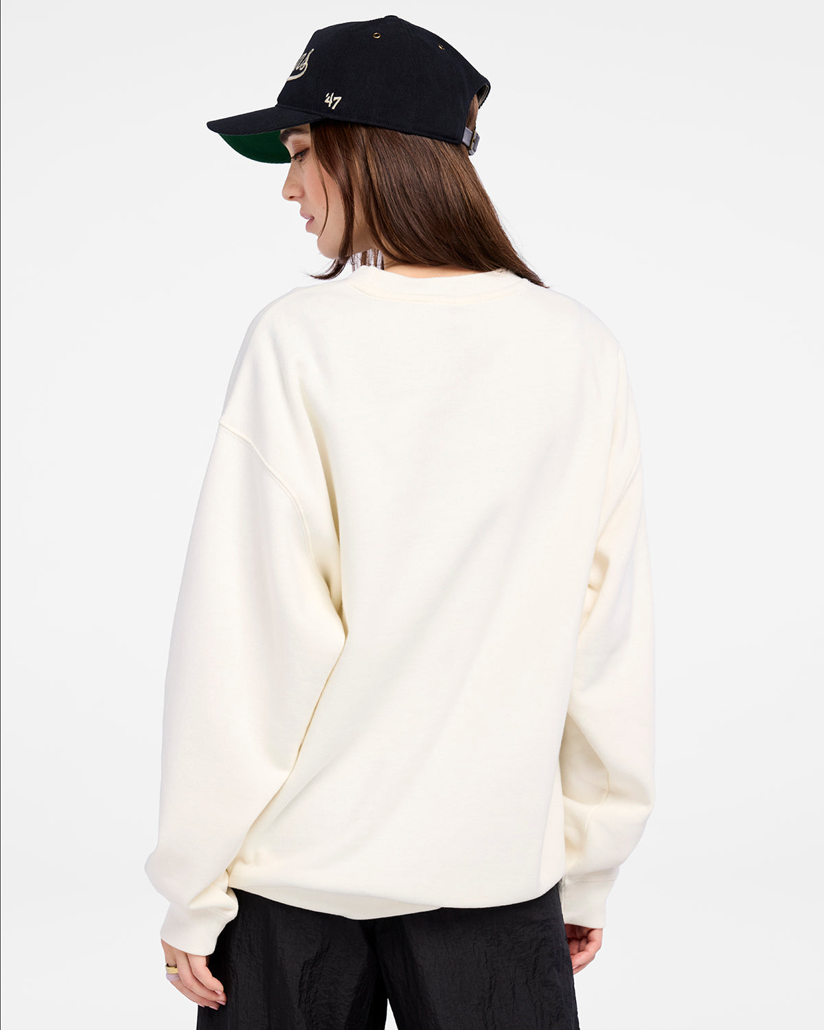 BALTIMORE RAVENS ARCH CLOUD '47 OVERSIZED CREW WOMENS