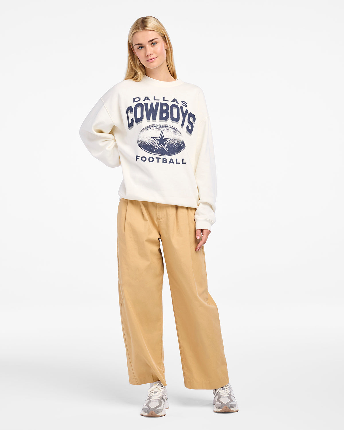 DALLAS COWBOYS ARCH CLOUD '47 OVERSIZED CREW WOMENS