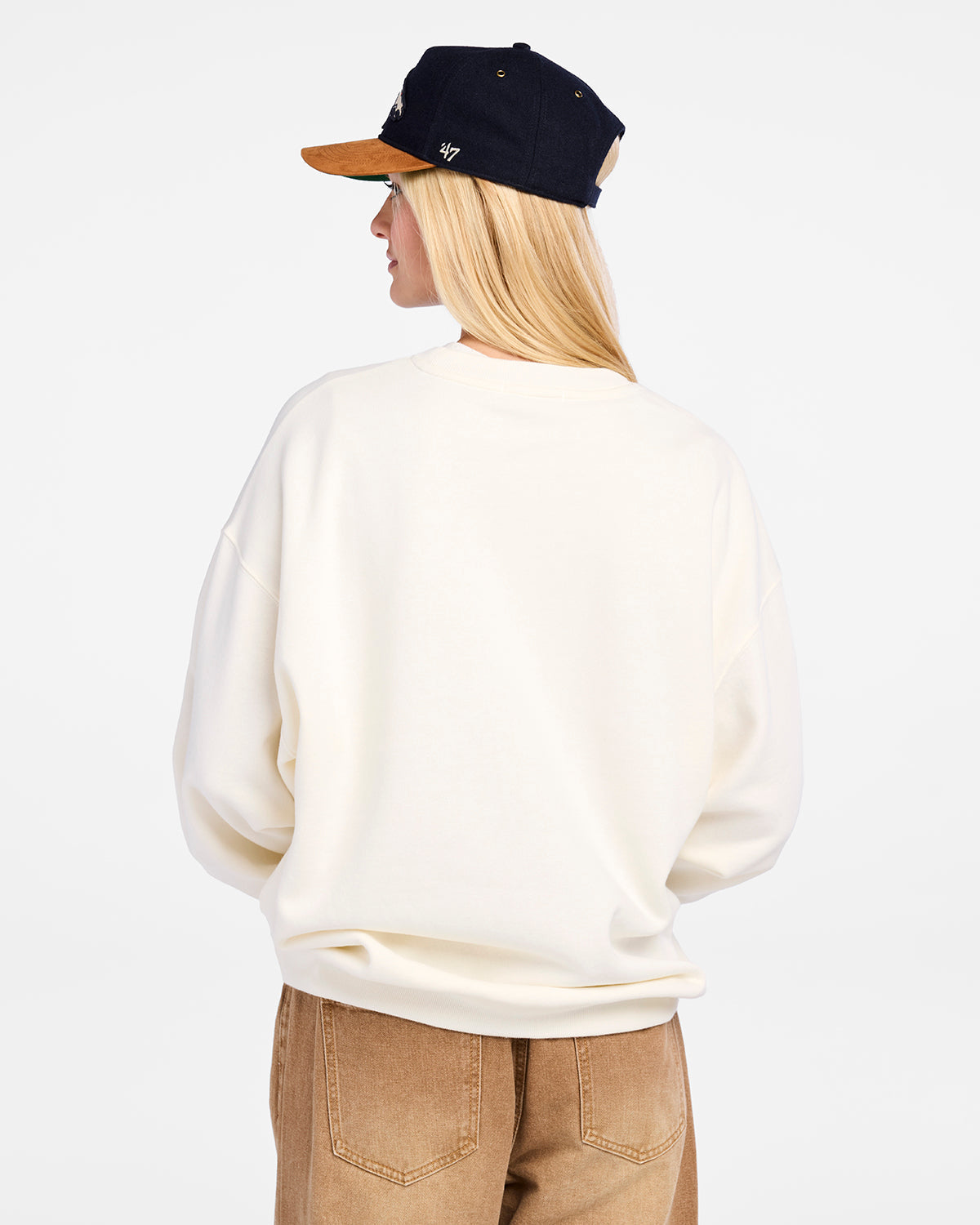 DENVER BRONCOS HISTORIC ARCH CLOUD '47 OVERSIZED CREW WOMENS