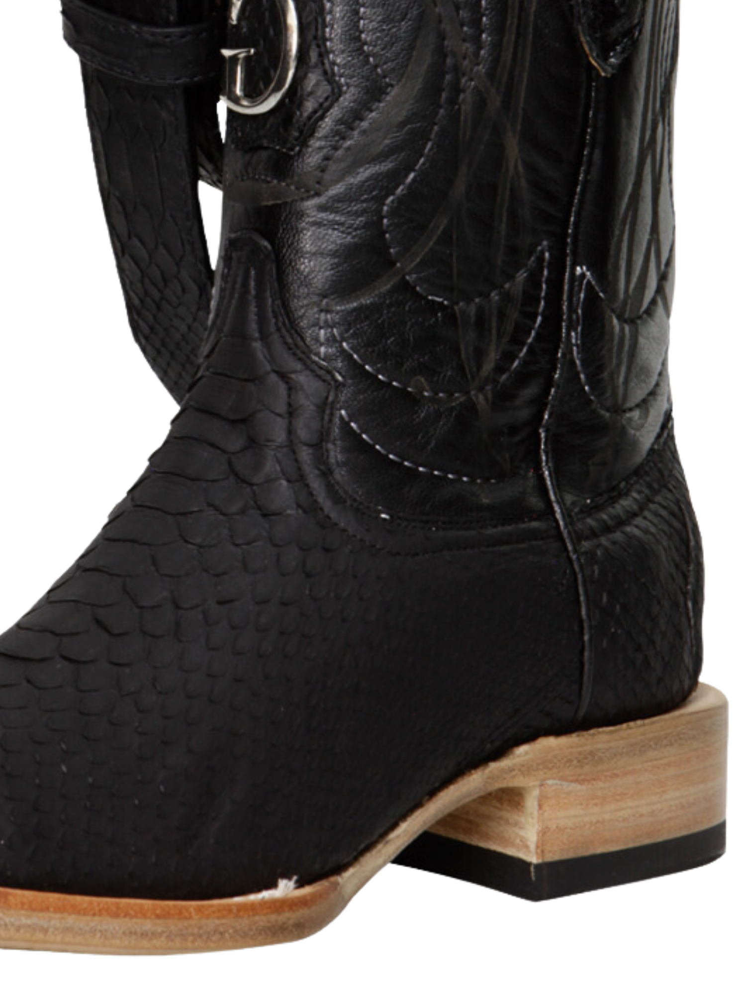 Botas Vaqueras Exoticas de Python Original para Hombre 'El General' - ID: 45089