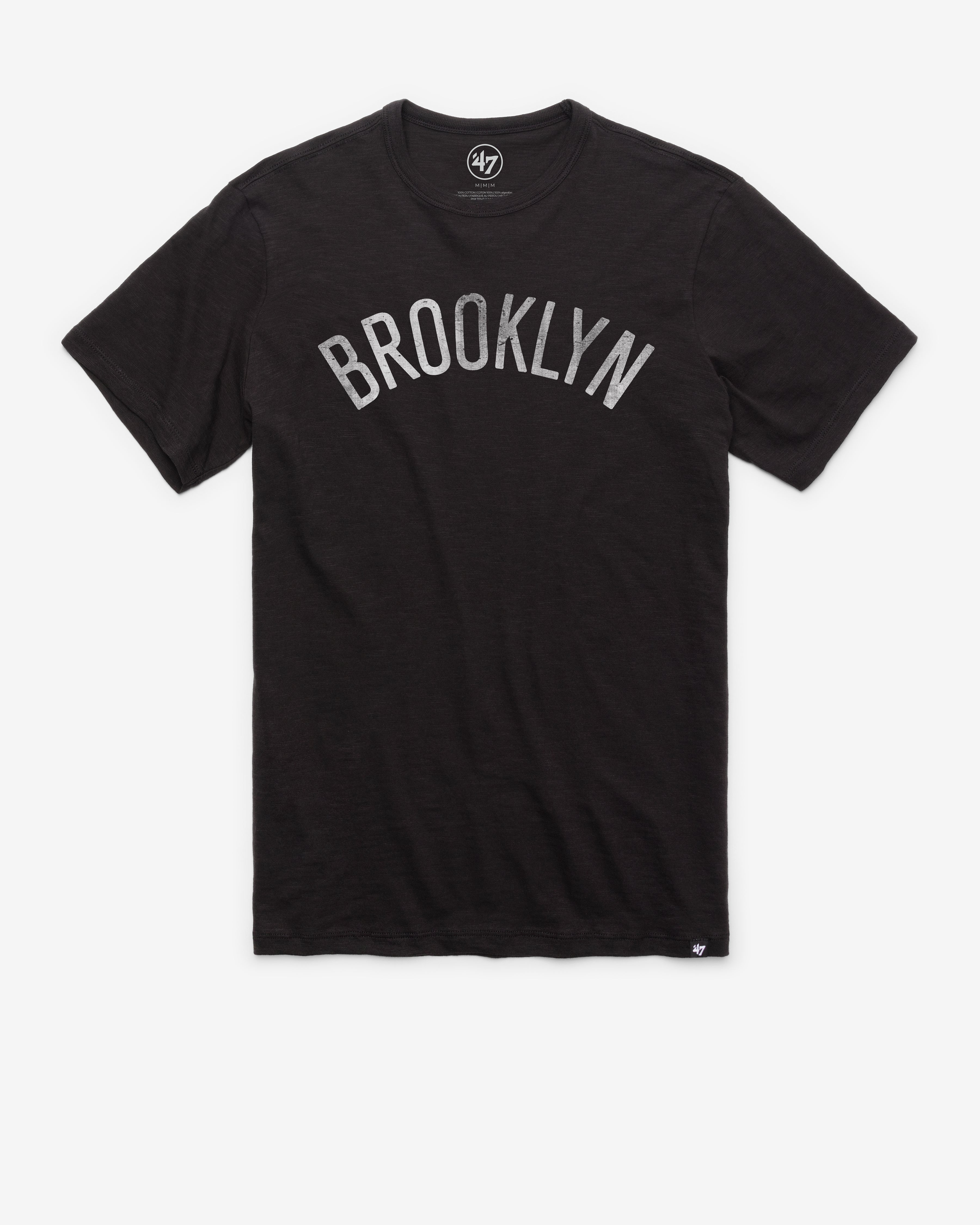 BROOKLYN NETS GRIT WORDMARK '47 SCRUM TEE