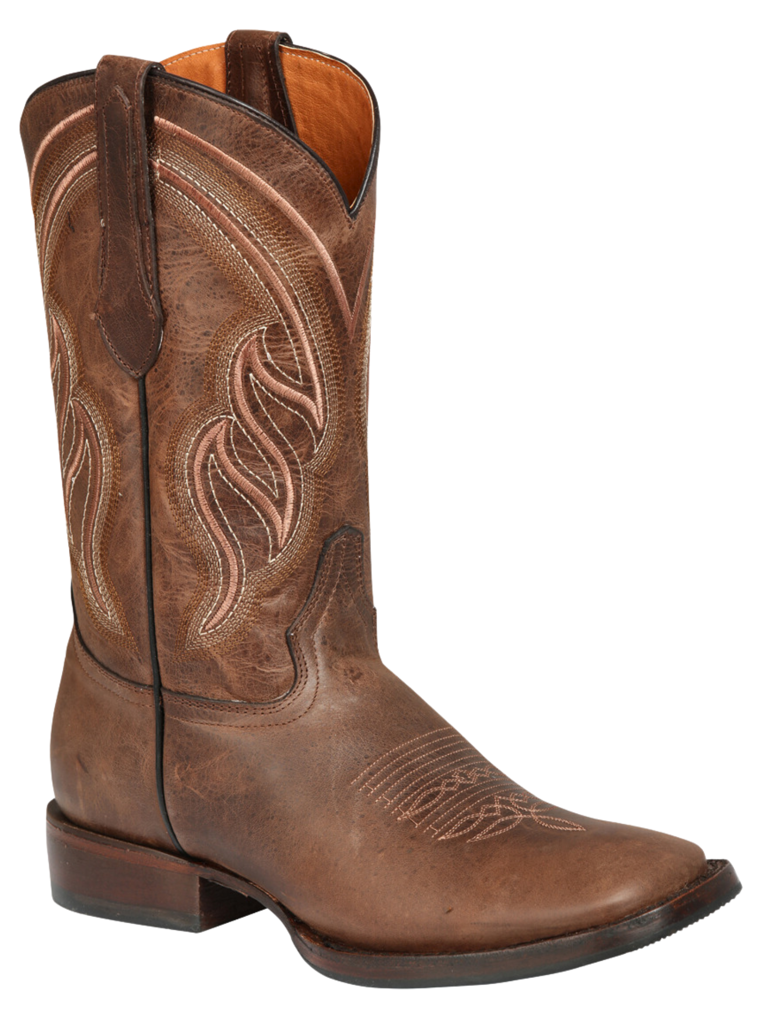 Botas Vaqueras Rodeo Clasicas de Piel Genuina para Hombre 'El General' - ID: 44860