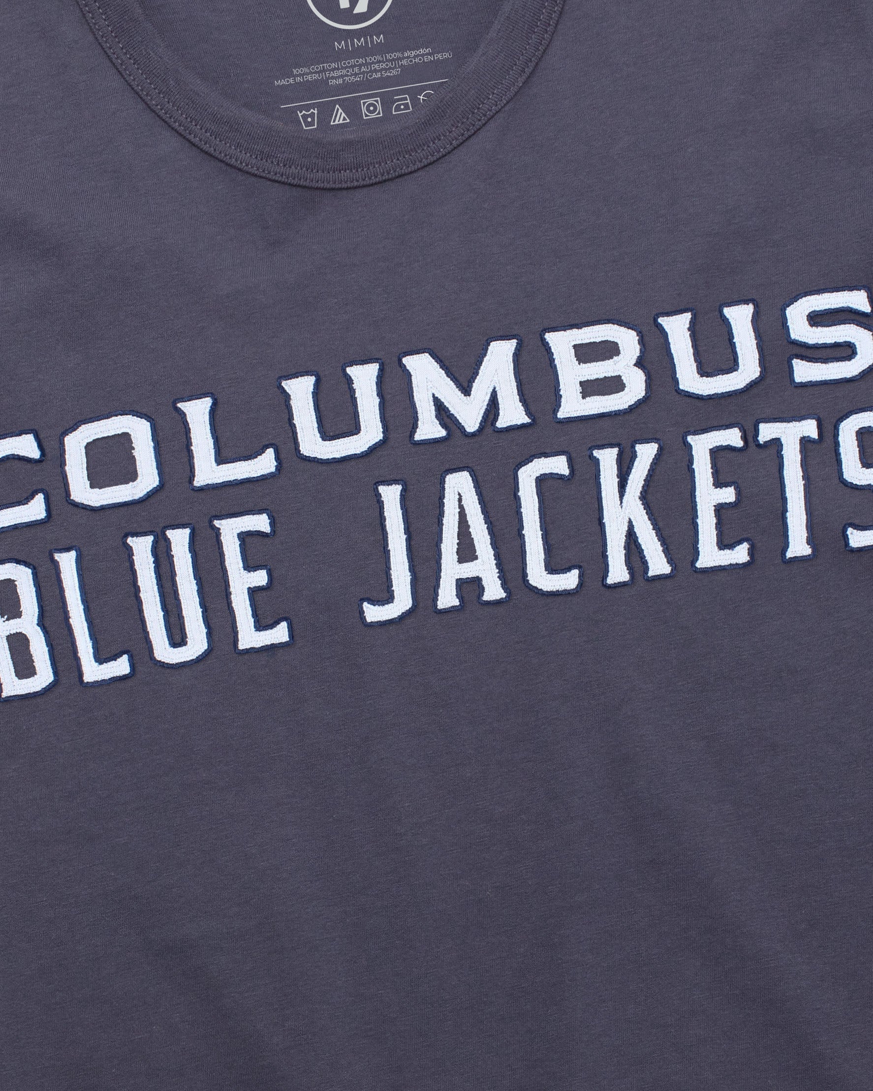 COLUMBUS BLUE JACKETS '47 FRANKLIN FIELDHOUSE TEE
