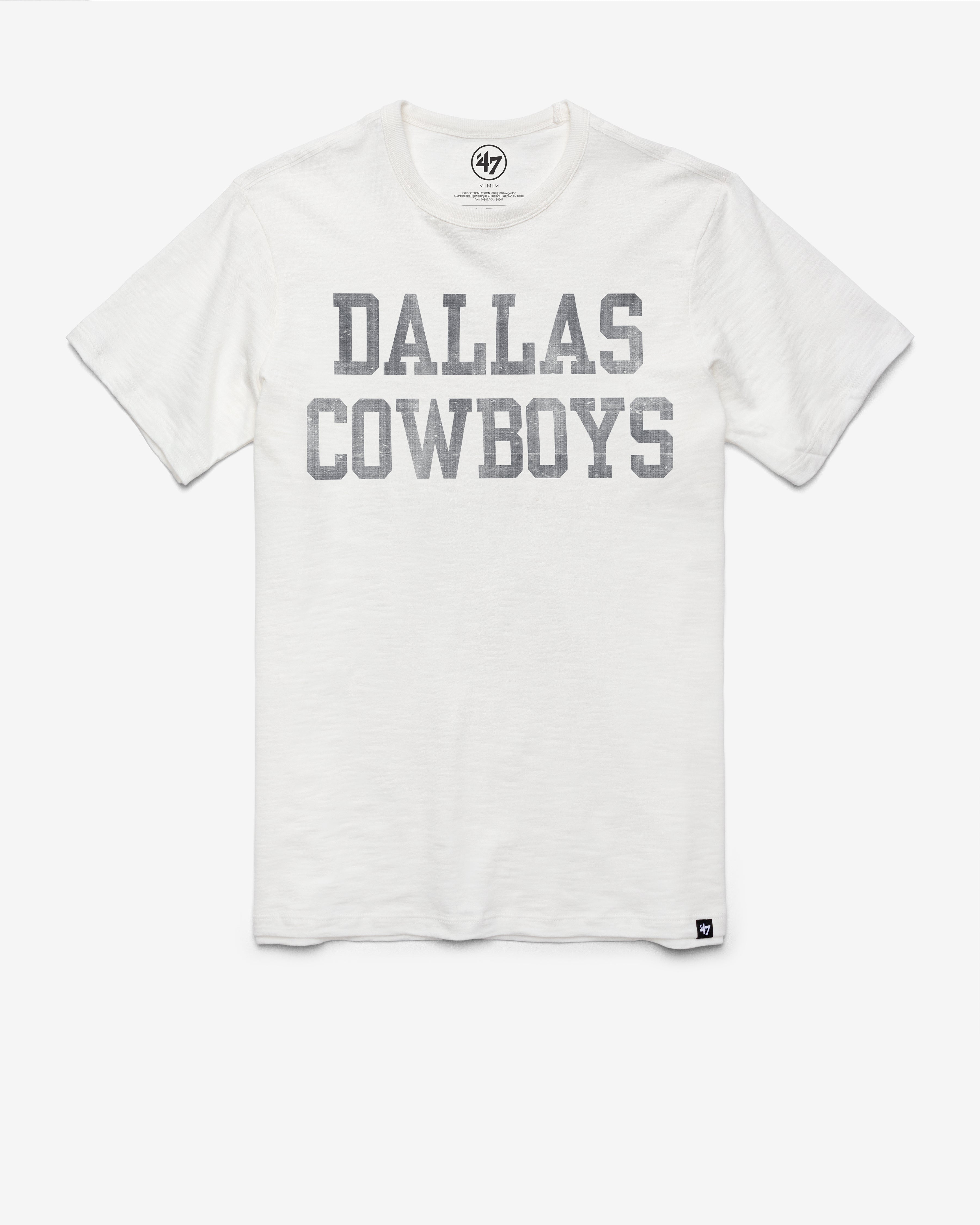 DALLAS COWBOYS GRIT WORDMARK '47 SCRUM TEE